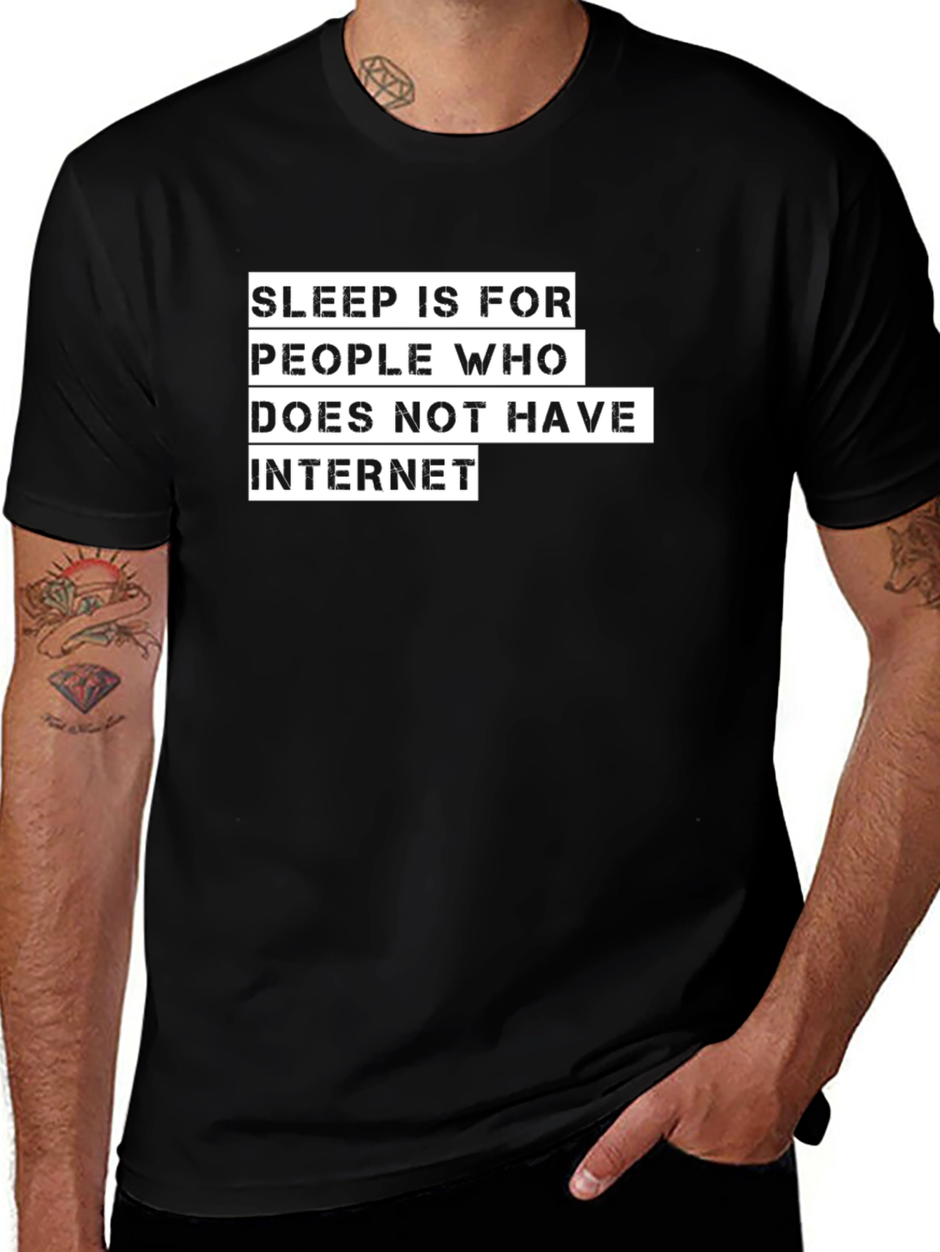 Variant 30 of Sleep is for People T-Shirt - Funny Internet Humor Tee