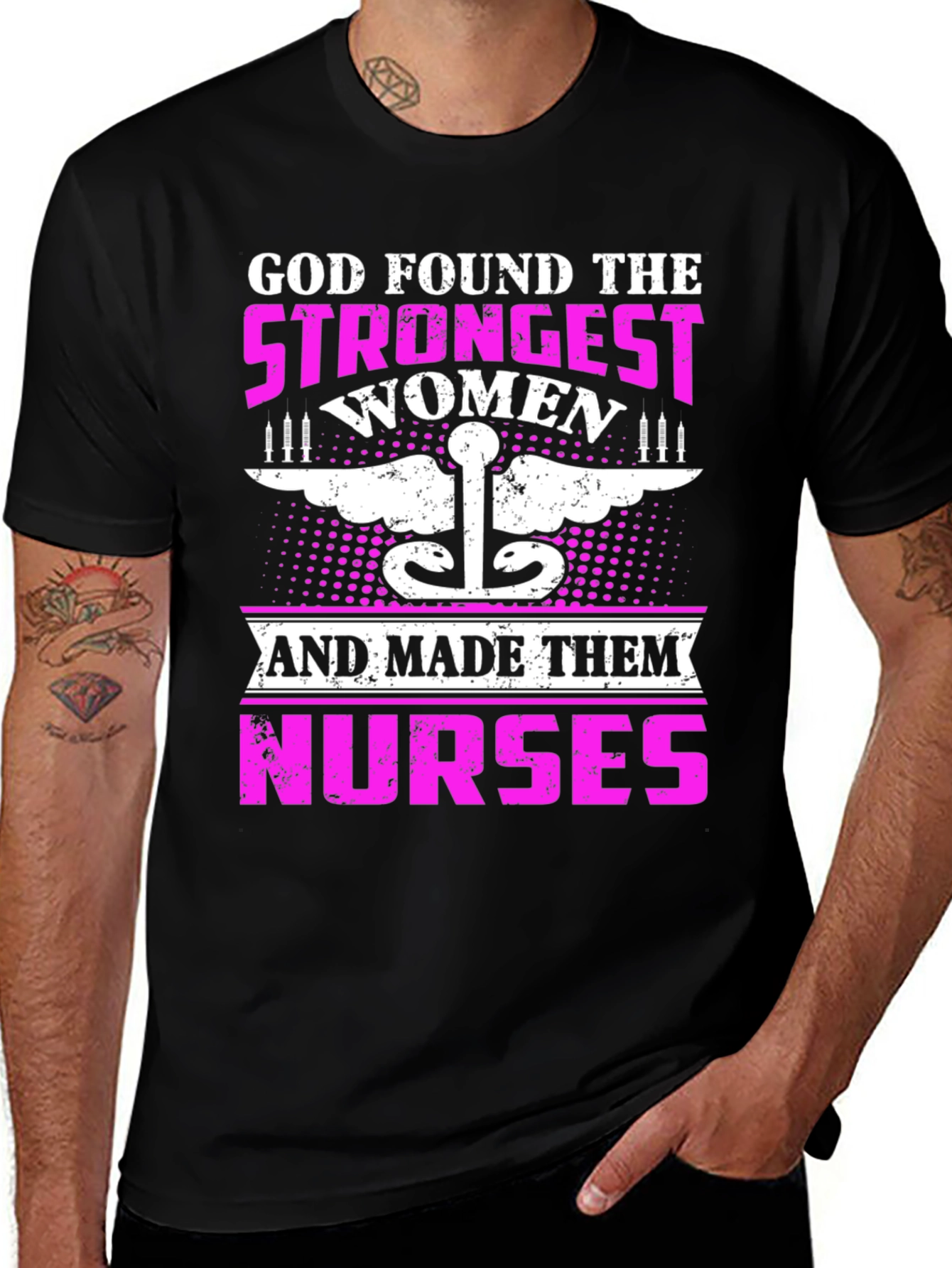 Variant 15 of Strongest Women Nurses T-Shirt