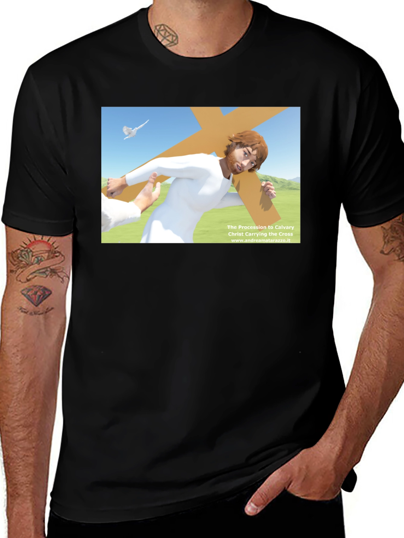 Christ Carrying Cross T-Shirt