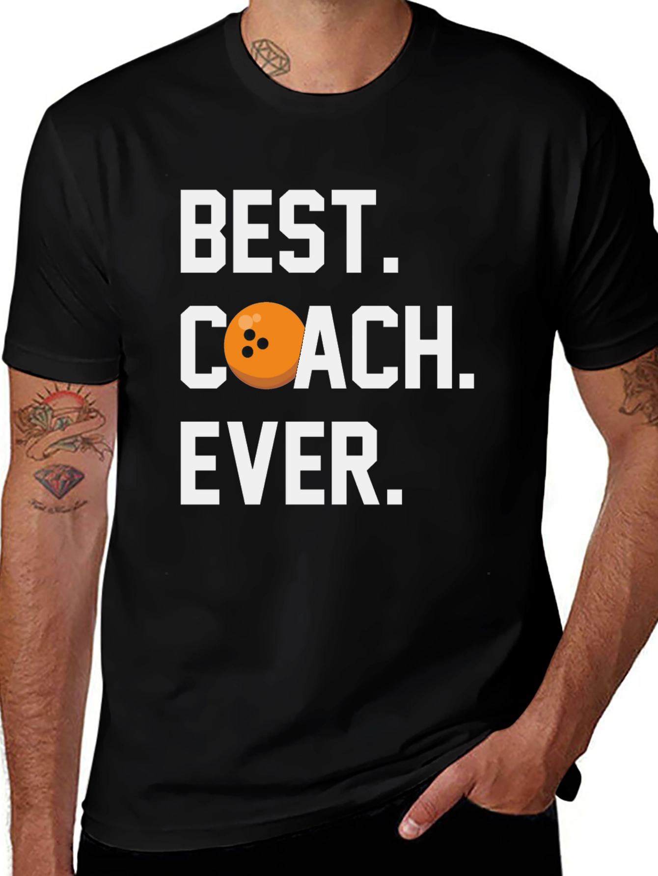 Variant 9 of Best Coach Ever Bowling T-Shirt - Unique Gift