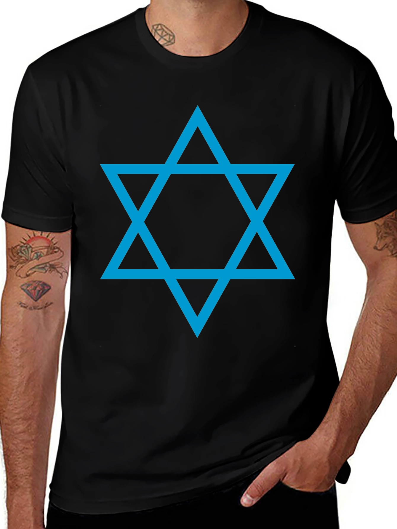 Star of David Graphic Tee - Classic Fit