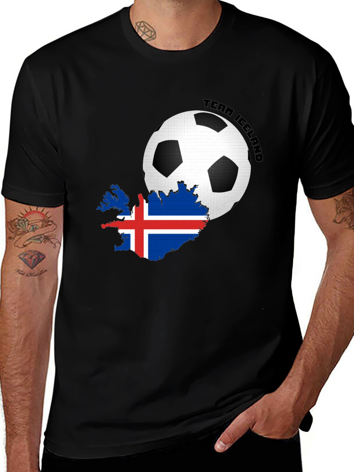Team Iceland Soccer T-Shirt