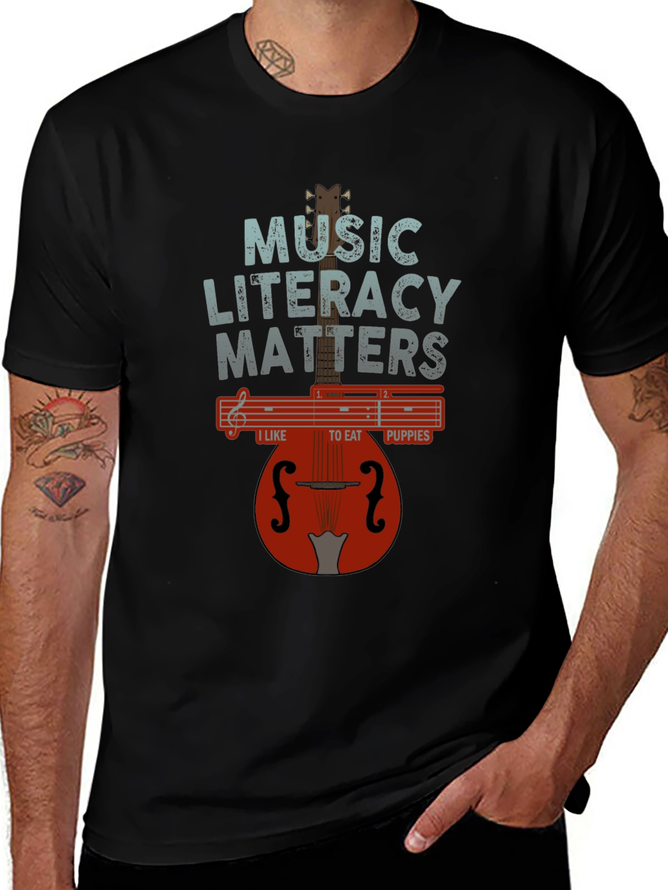Variant 19 of Music Literacy Matters Graphic Tee