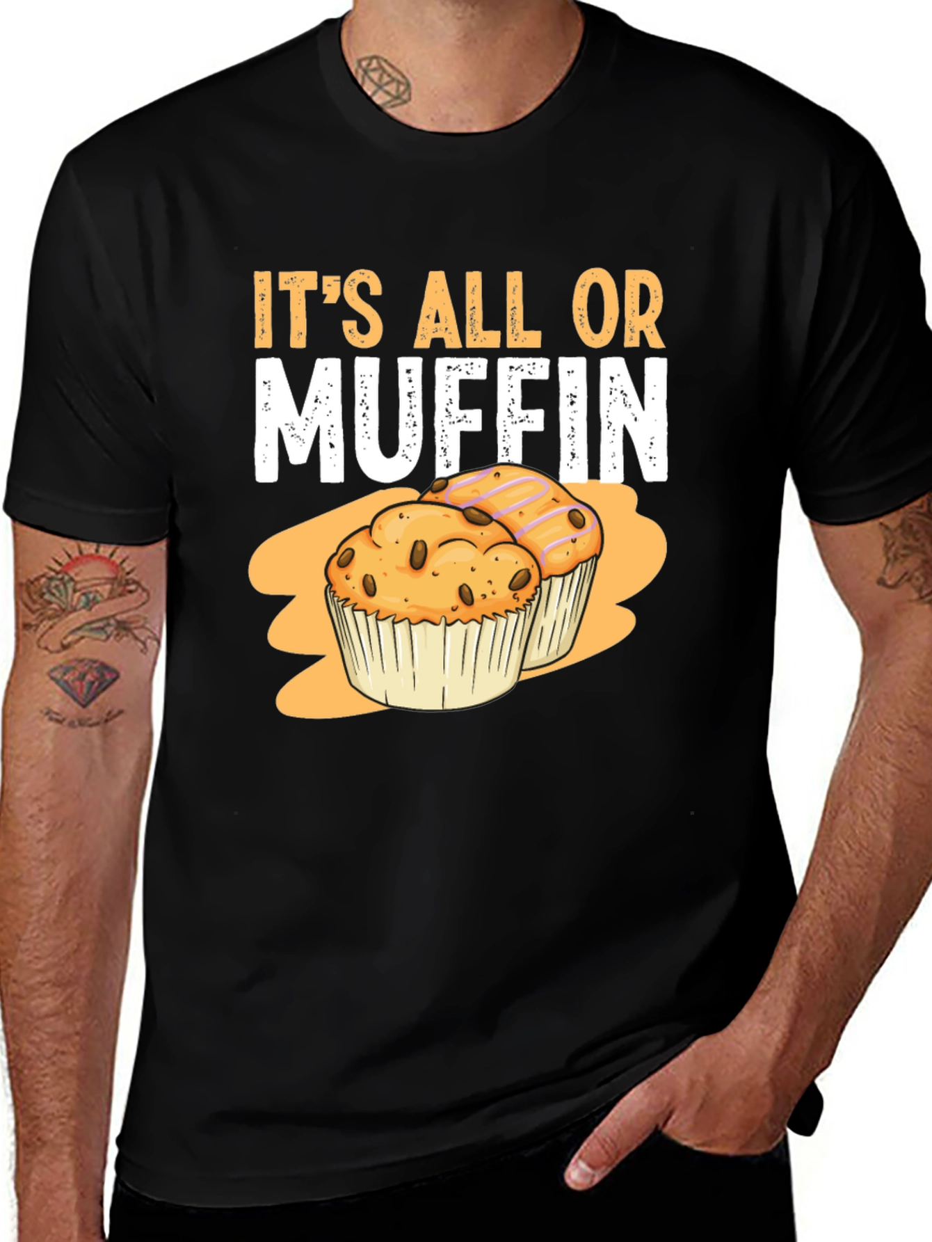 Variant 21 of It's All Or Muffin Graphic T-Shirt