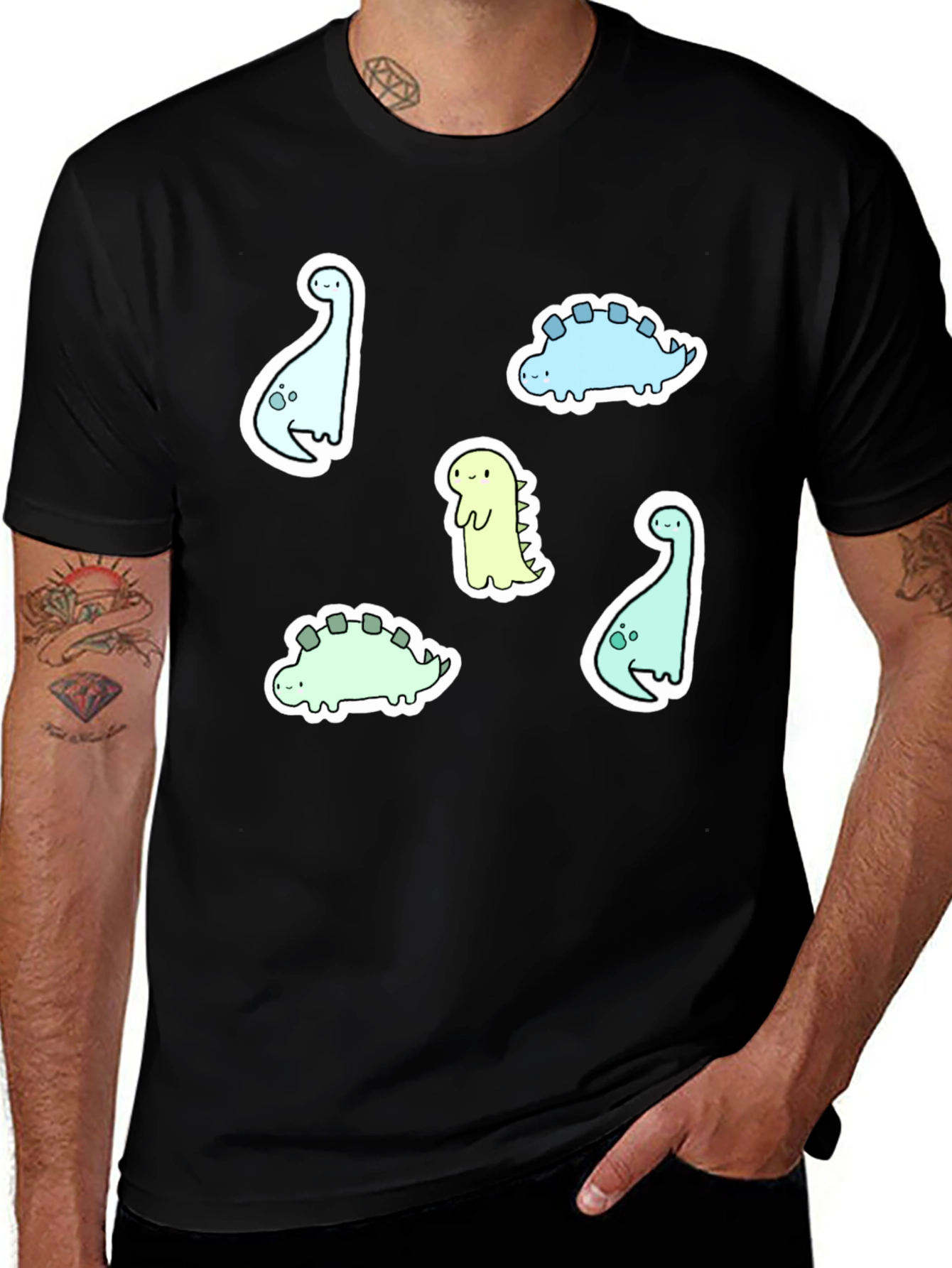 Variant 9 of Dinosaur Print T-Shirt