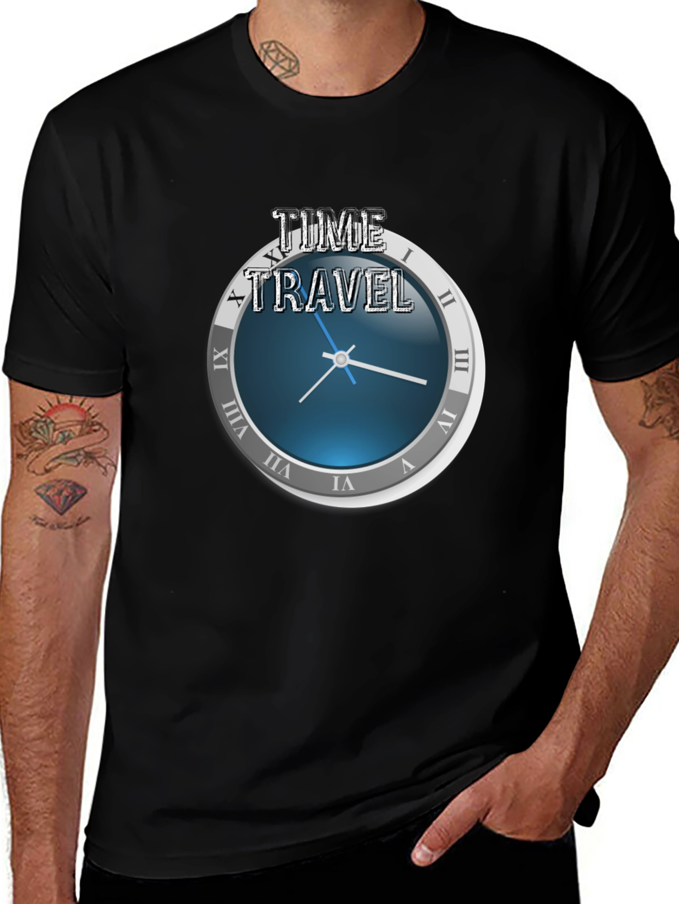 Variant 16 of Time Travel Graphic T-Shirt - Novelty Design