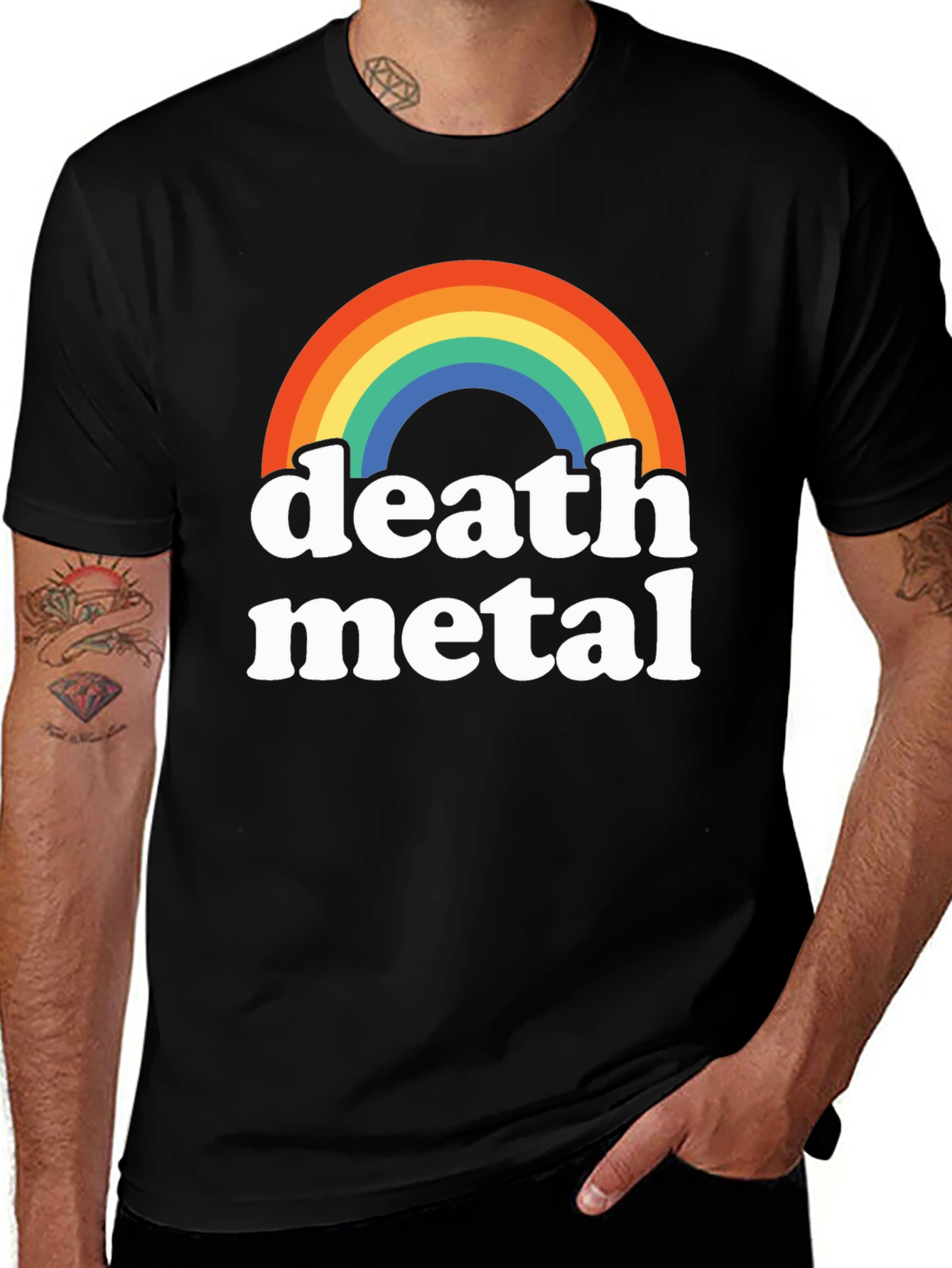 Variant 28 of Death Metal Rainbow T-Shirt
