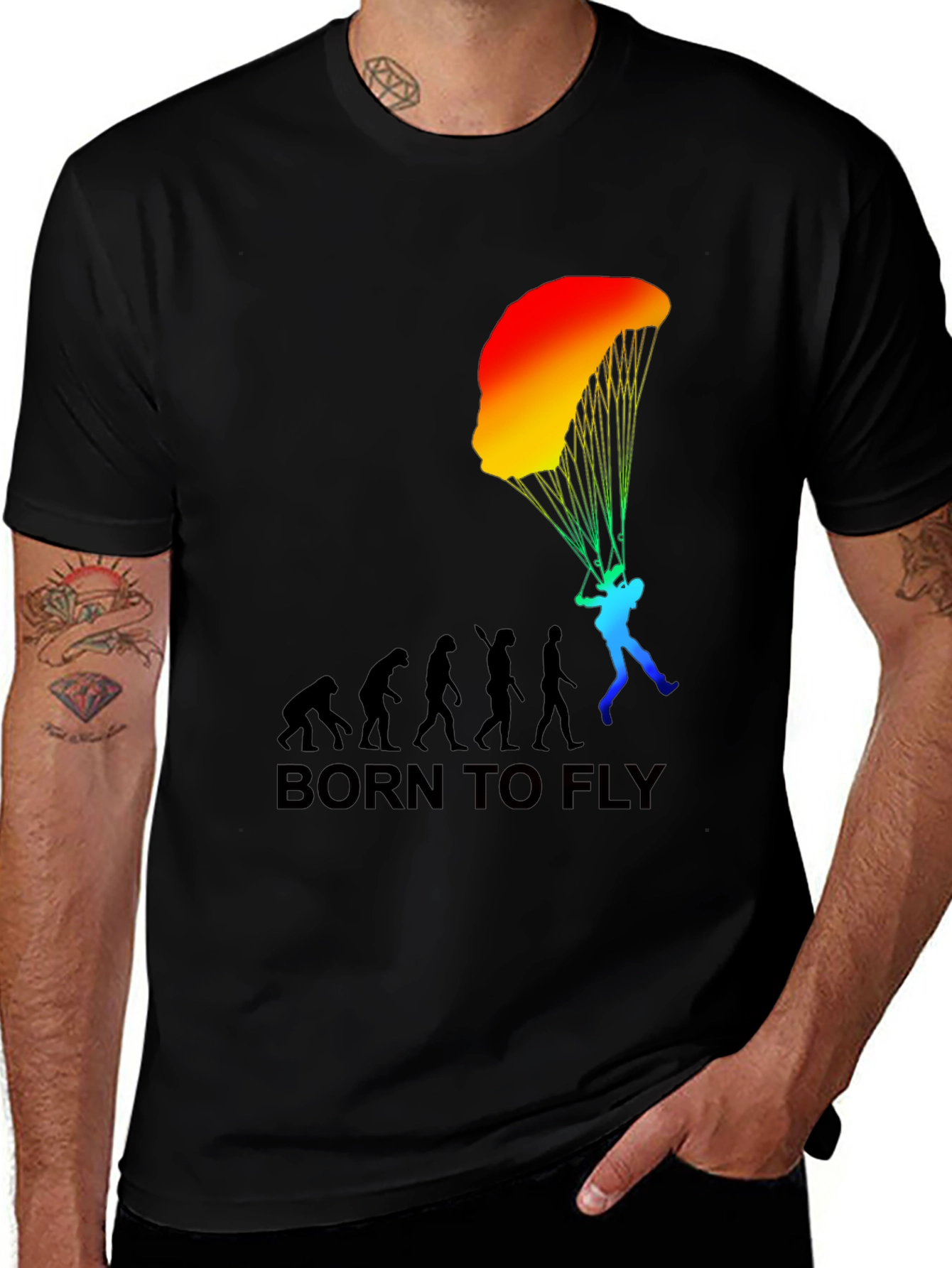 Variant 26 of Born to Fly T-Shirt
