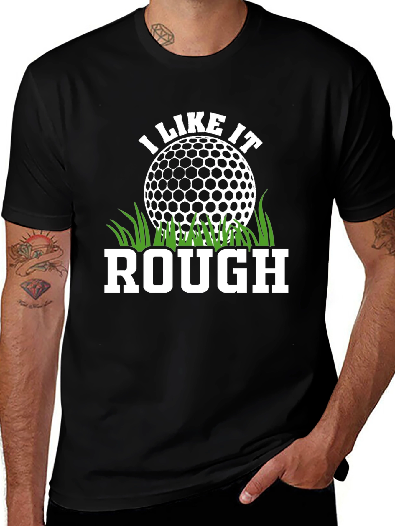 Variant 25 of I Like it Rough Golf T-Shirt