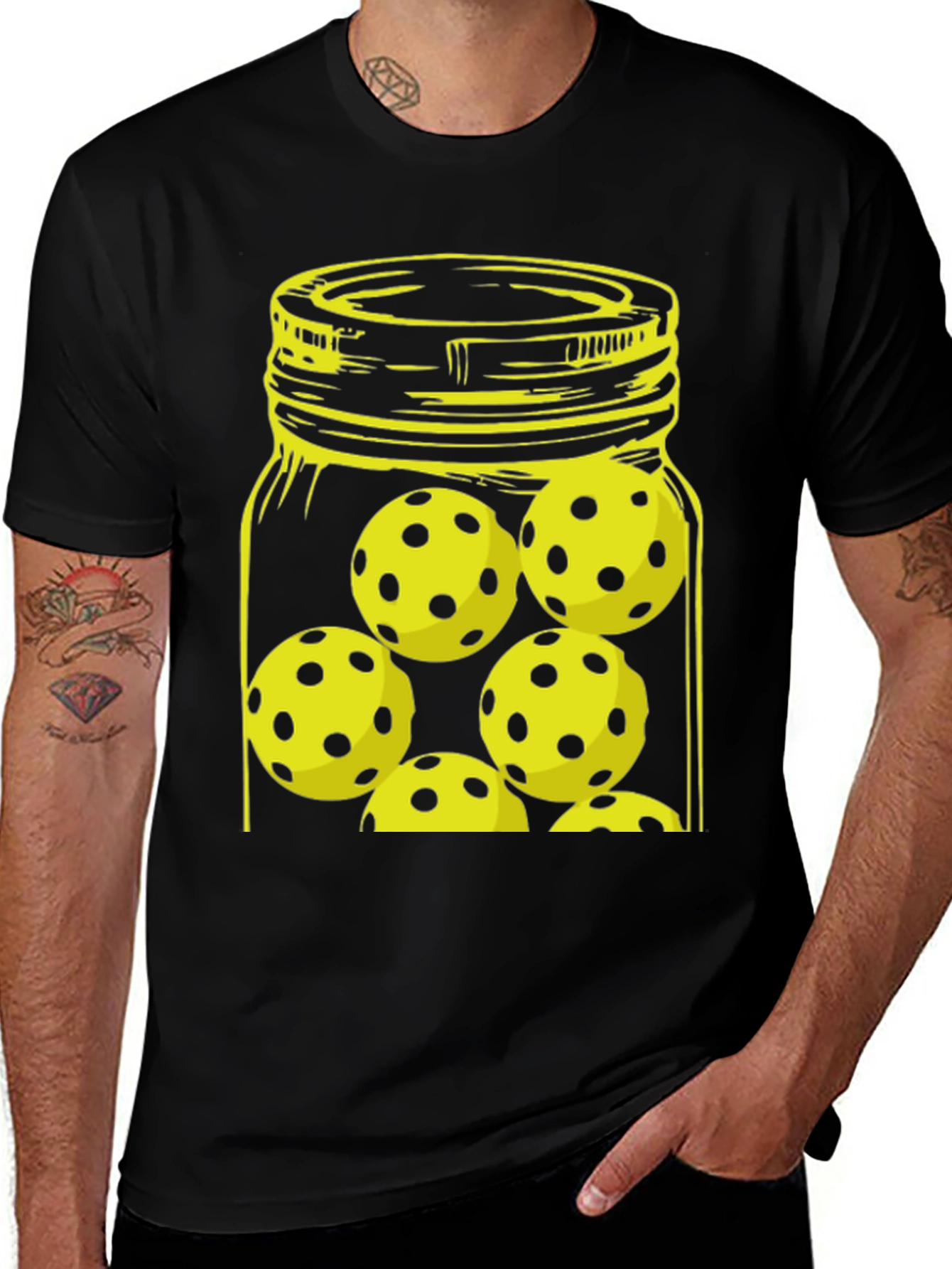 Variant 30 of Pickleball Jar T-Shirt Funny Sports Tee
