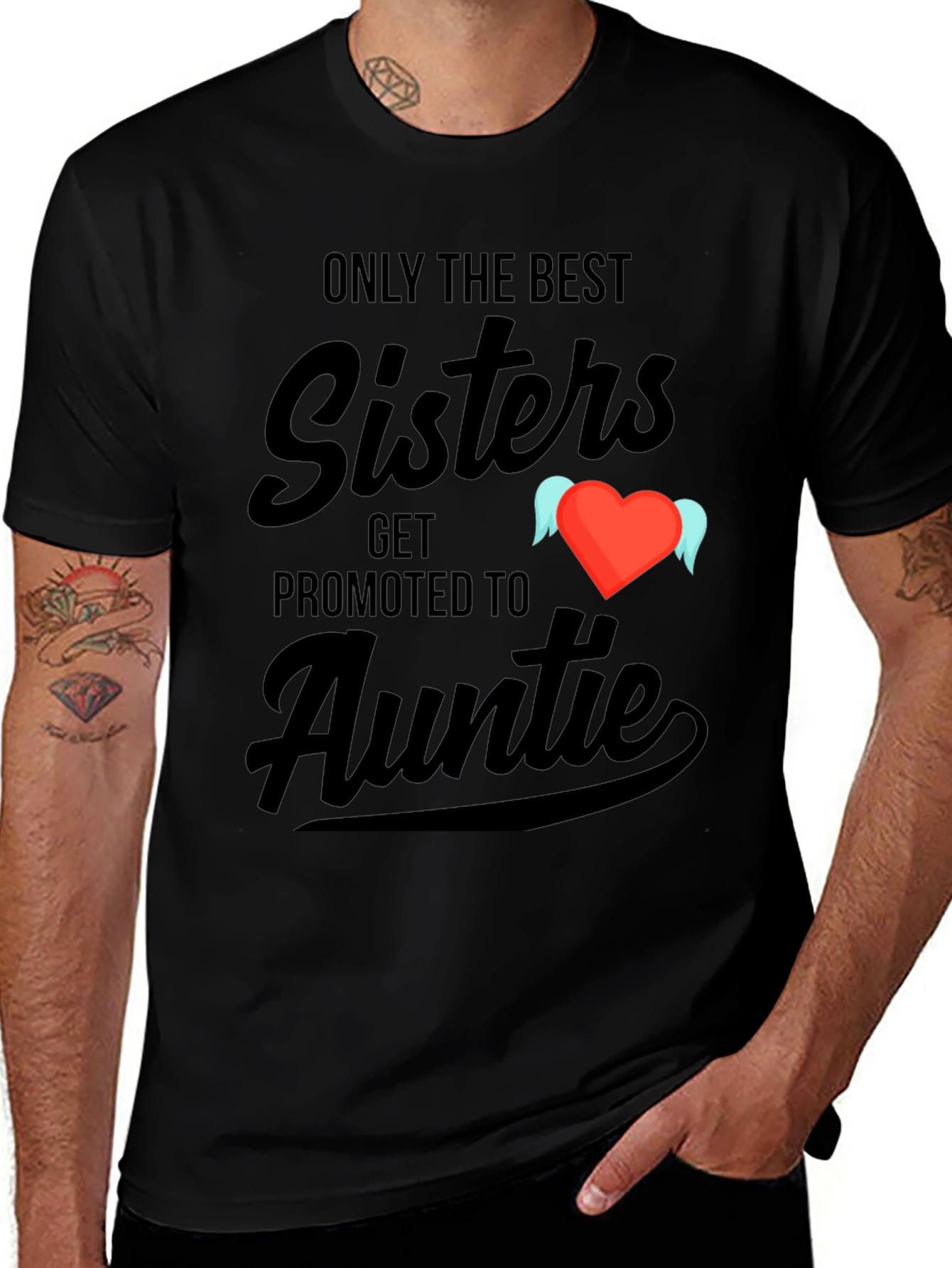 Variant 23 of Best Sisters Get Promoted to Auntie T-Shirt