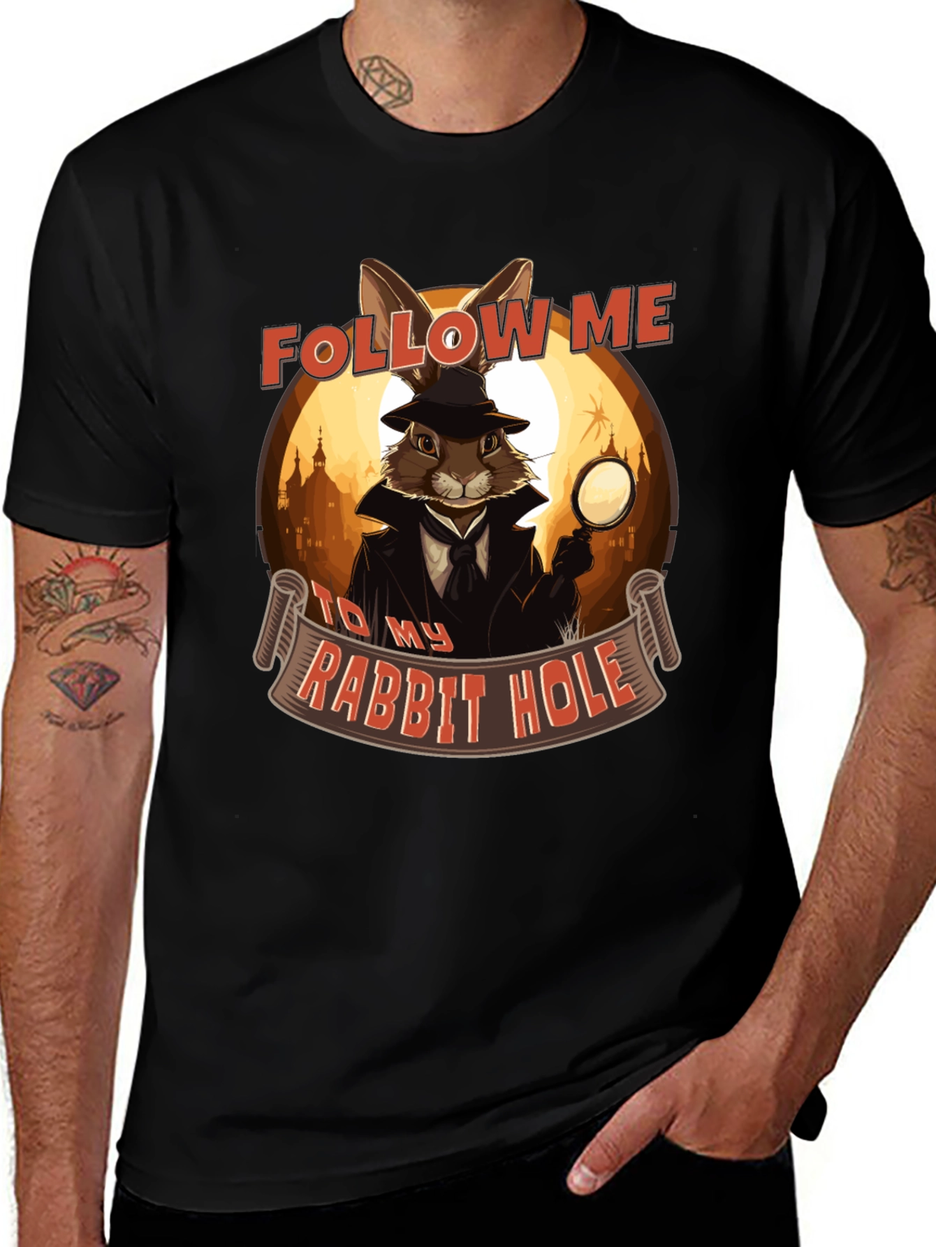 Rabbit Hole Detective T-Shirt