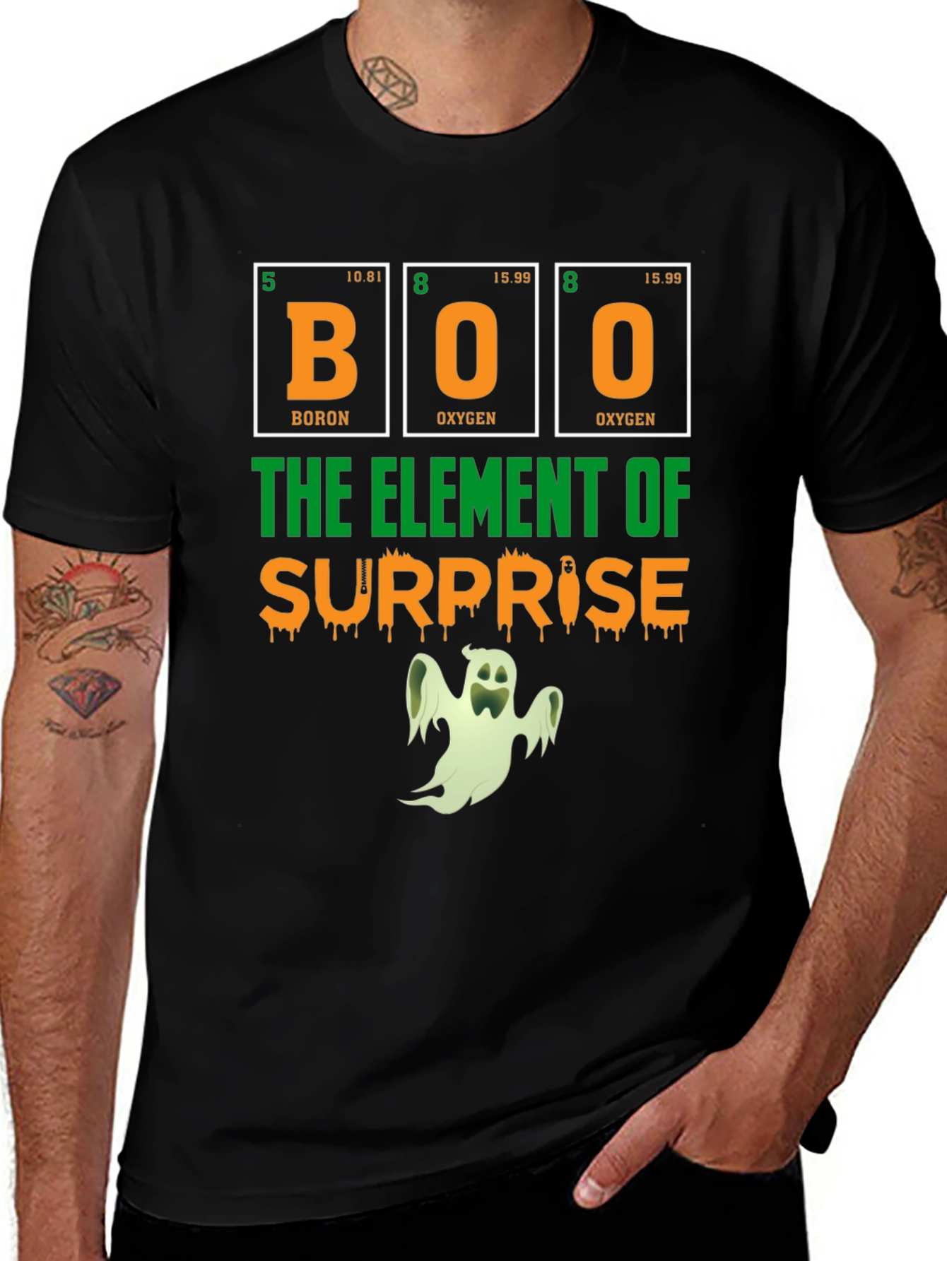 Variant 3 of Boo Element of Surprise Halloween T-Shirt