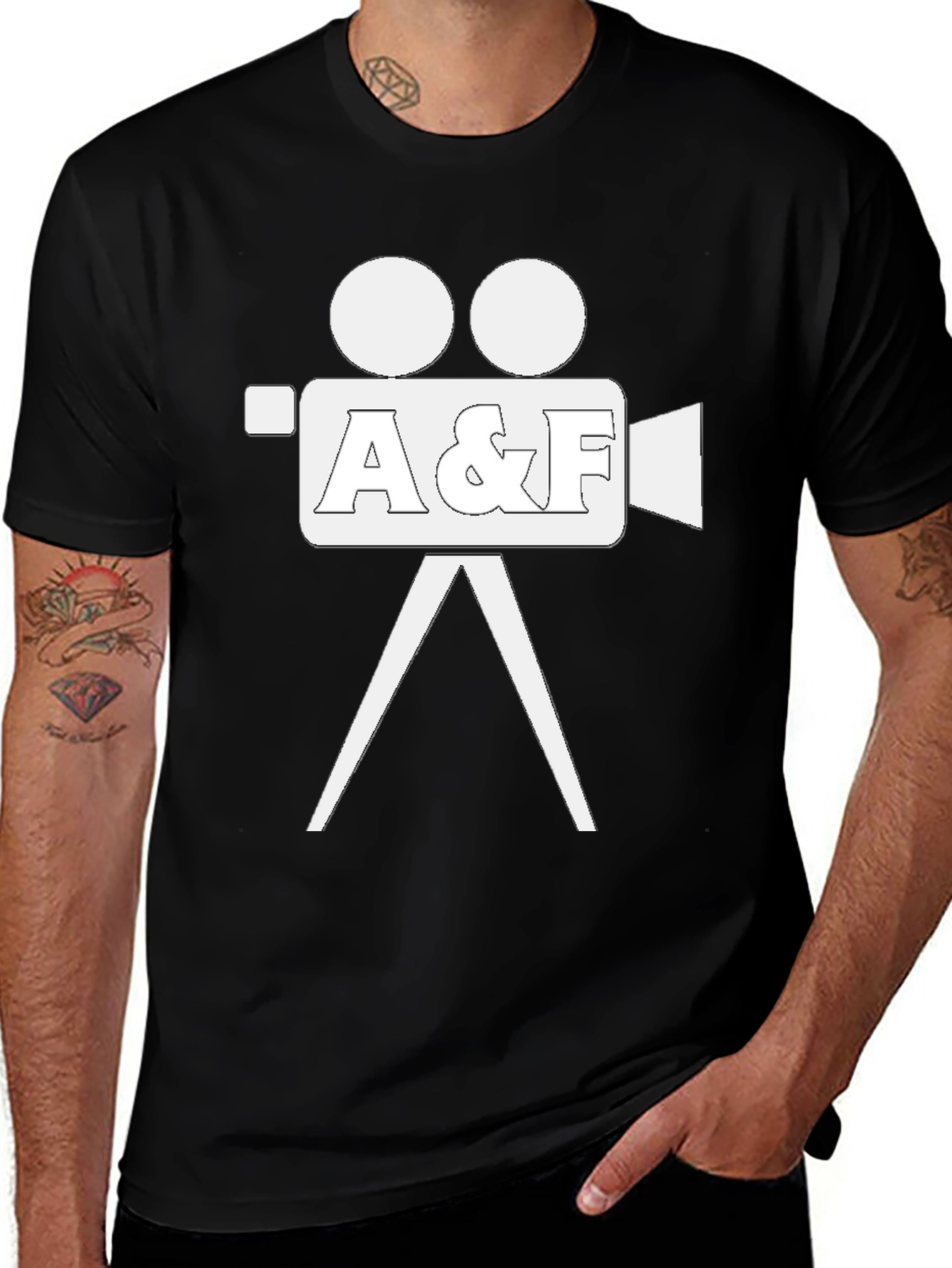 Variant 3 of Vintage Movie Camera Graphic T-Shirt