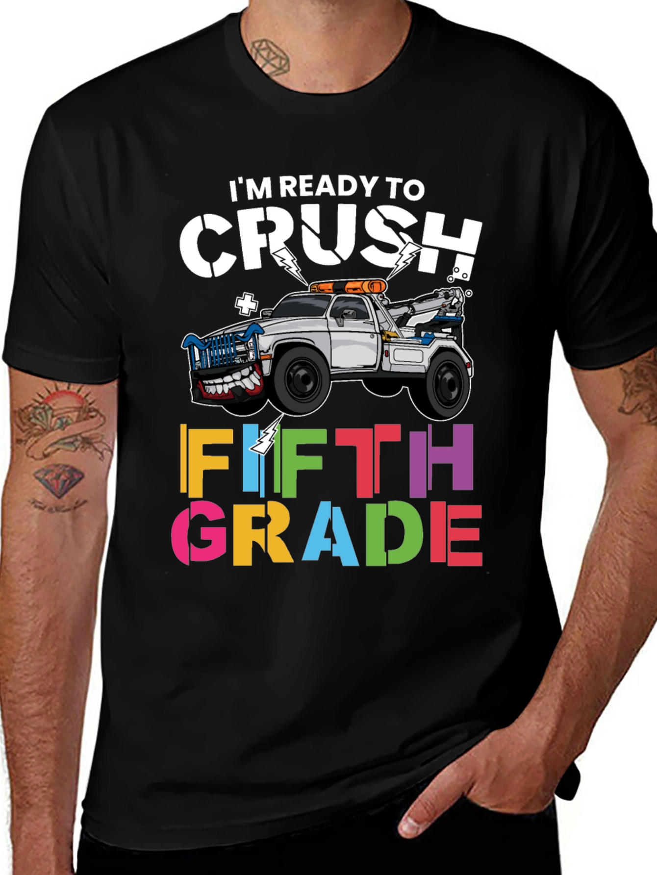 Ready to Crush Fifth Grade Kids T-Shirt