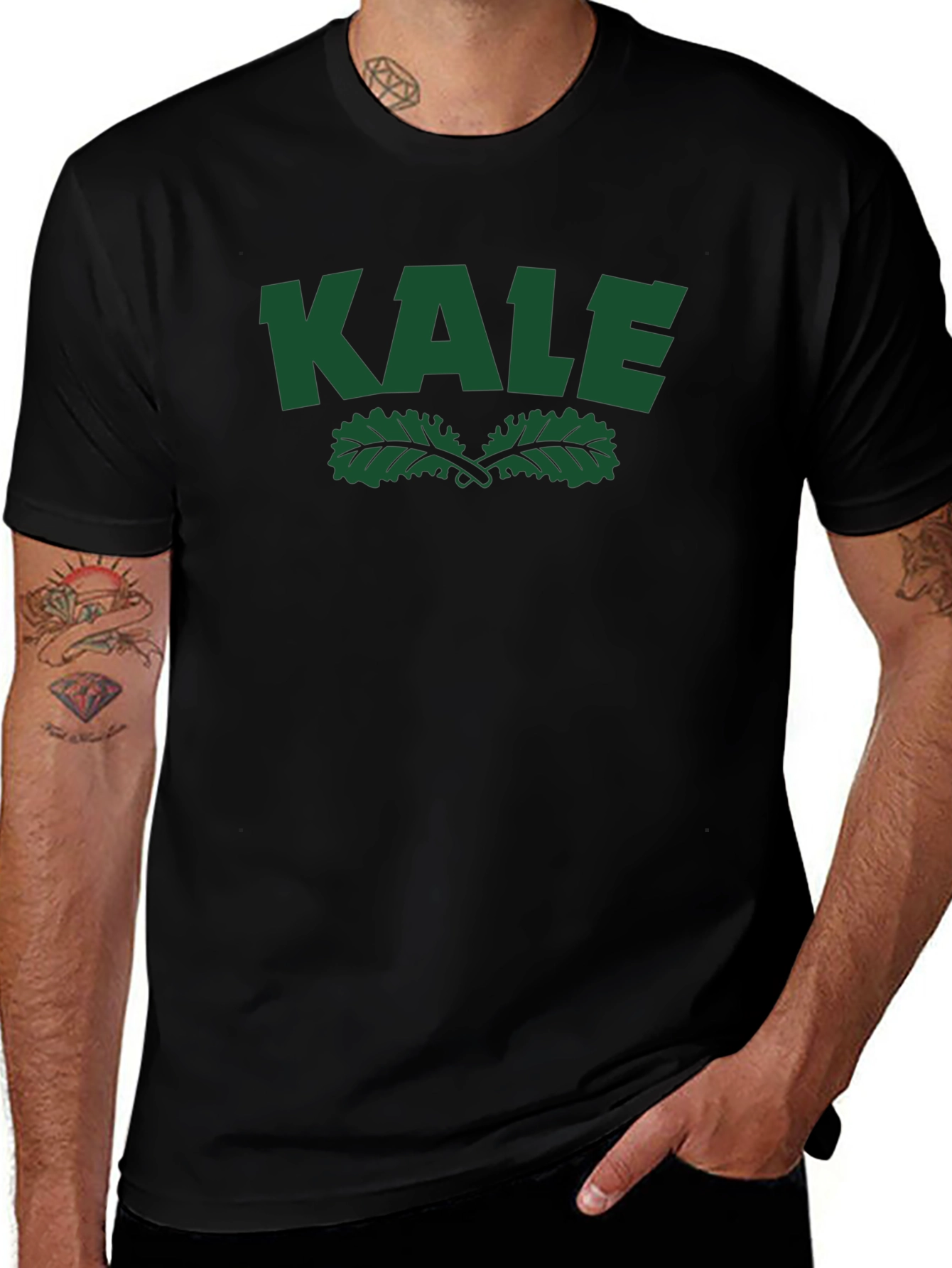 Kale Graphic T-Shirt - Healthy Lifestyle Tee