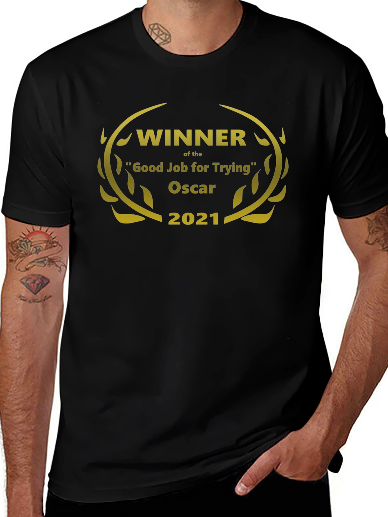 Variant 11 of Winner of the "Good Job for Trying" Oscar 2021 T-Shirt