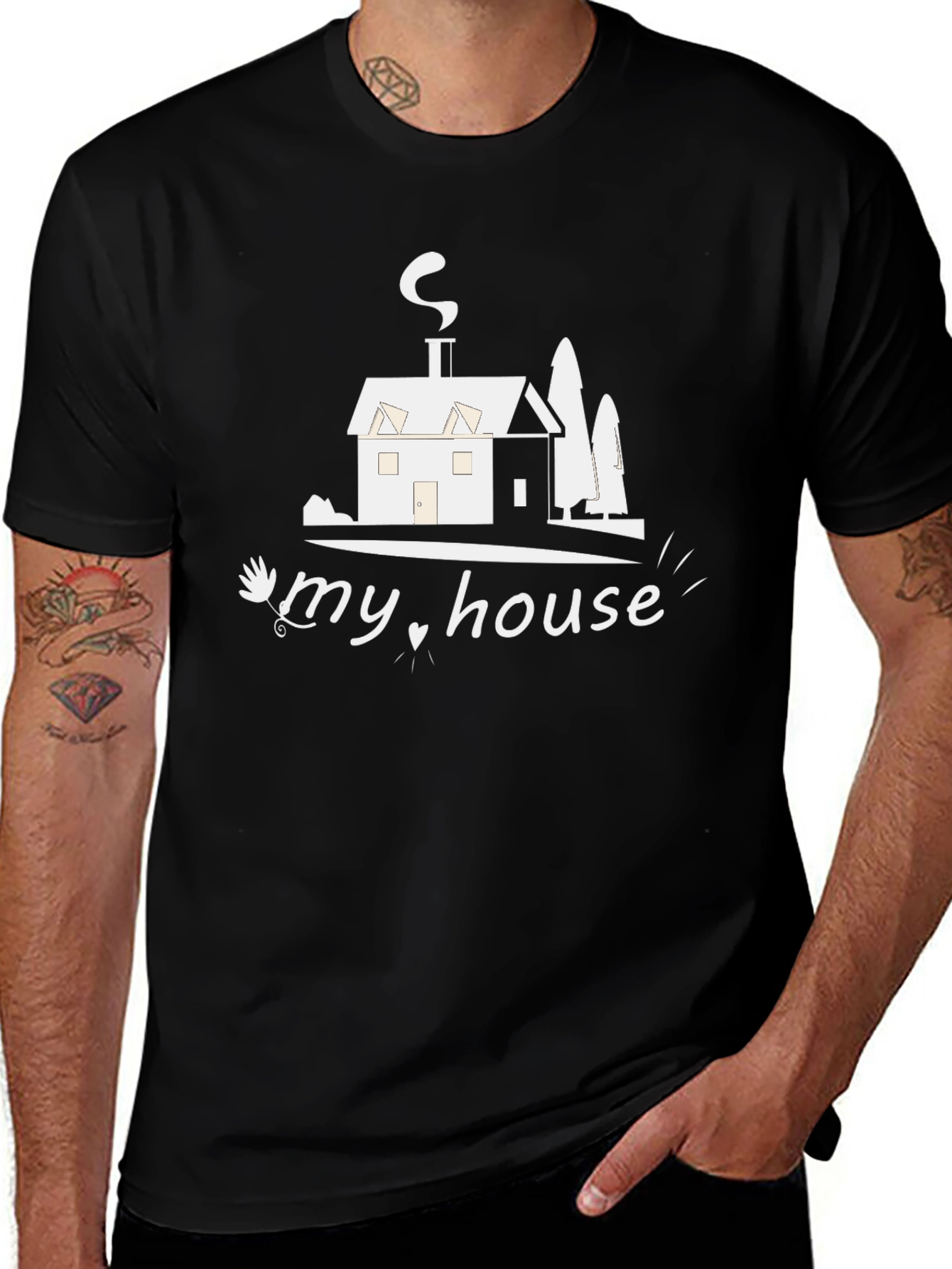 Variant 14 of My House Graphic Tee - Stylish Comfort