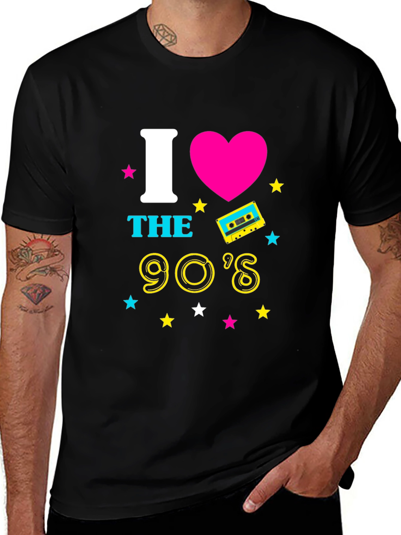Variant 19 of I Love the 90's T-Shirt