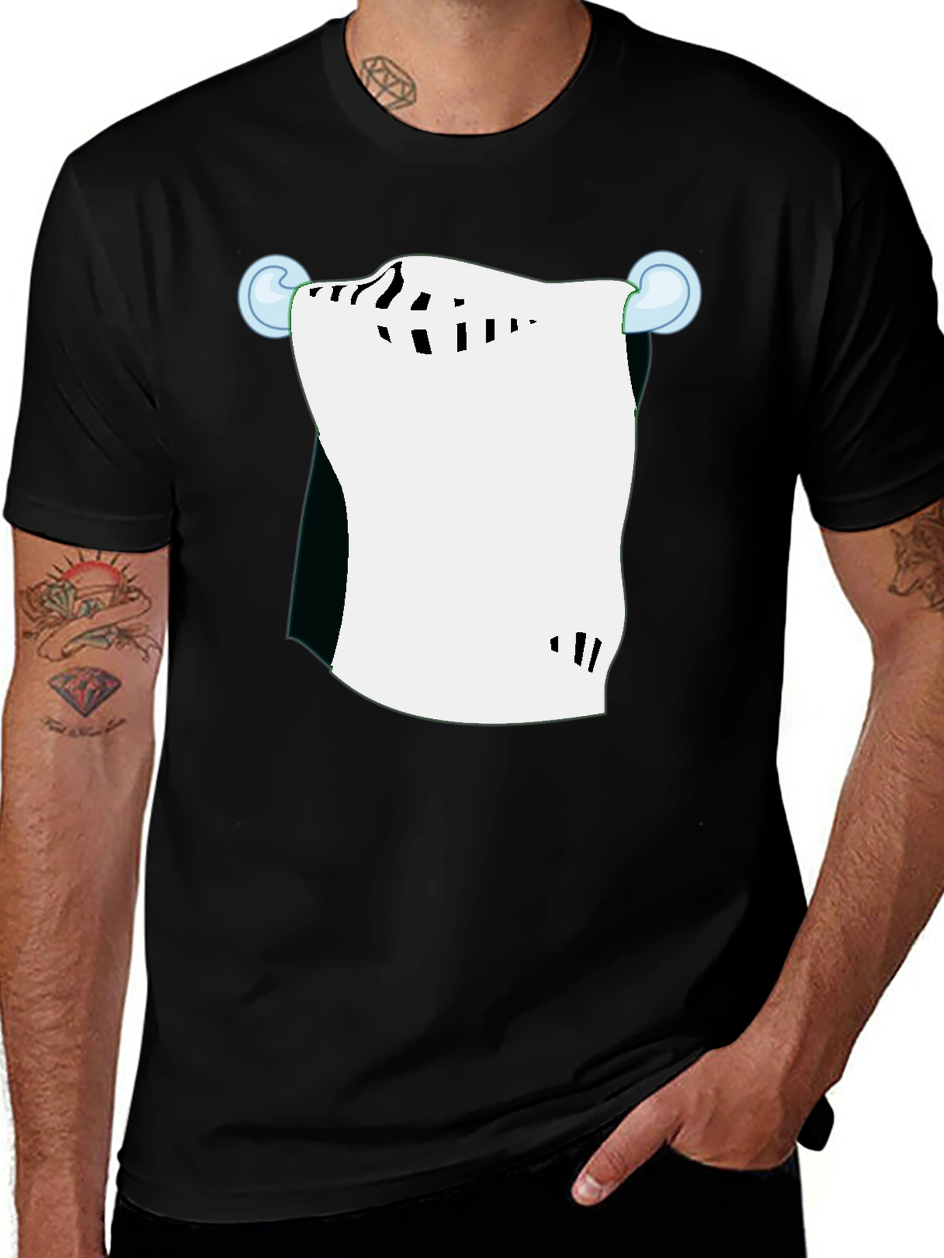 Variant 9 of Novelty Towel Rack Graphic T-Shirt