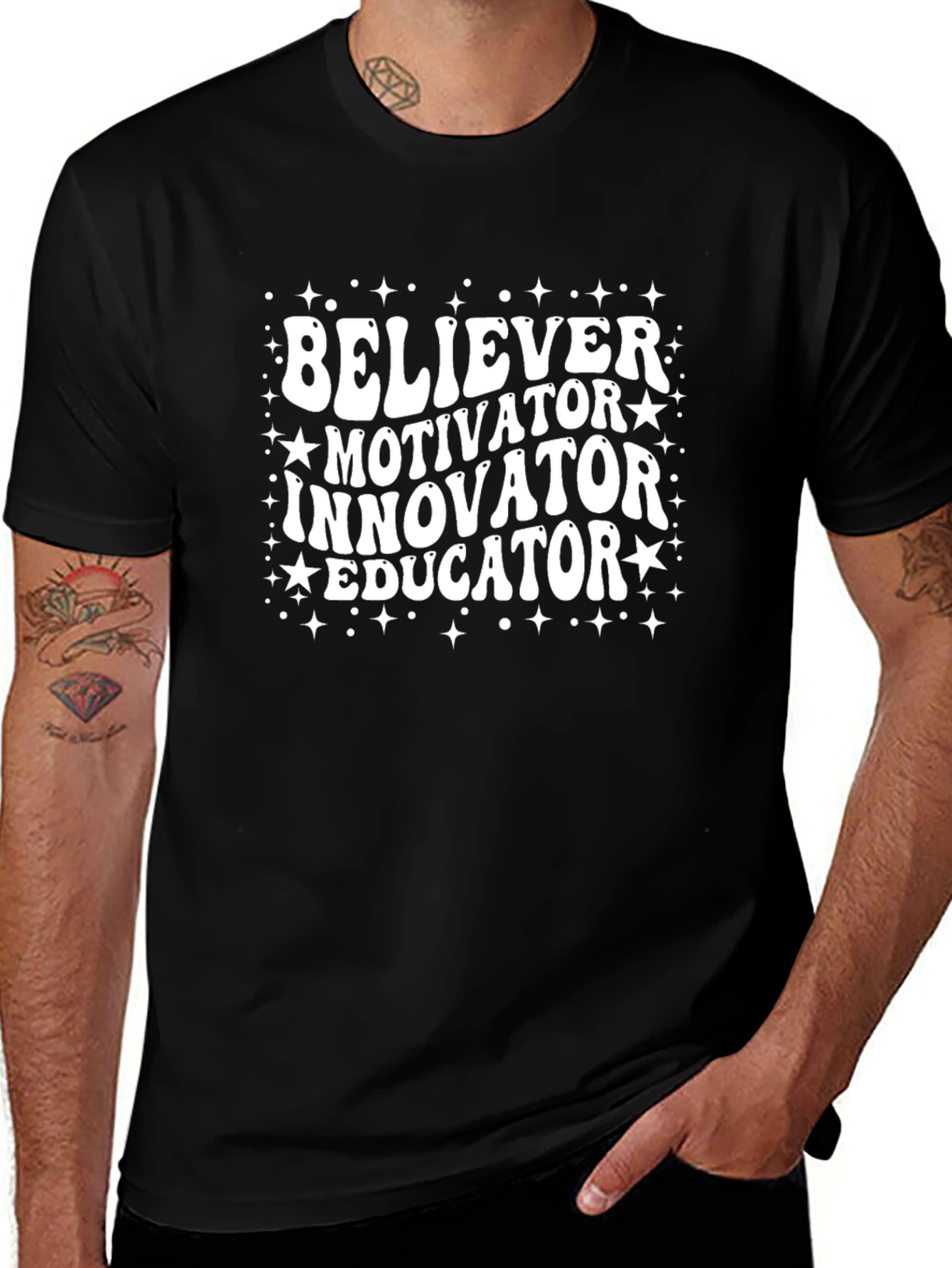 Variant 13 of Believer Motivator Graphic T-Shirt