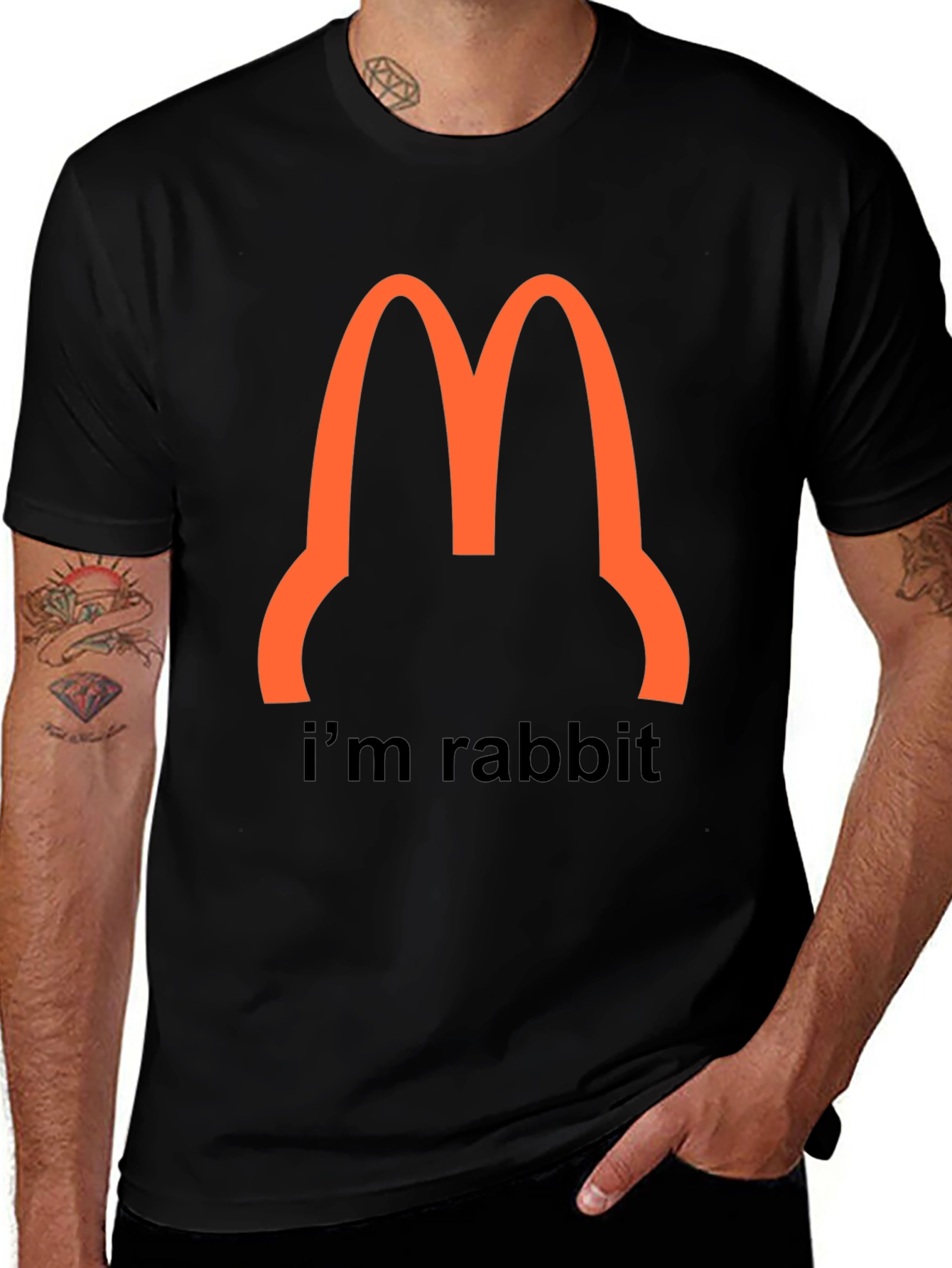 Variant 2 of I'm Rabbit T-Shirt - Funny Bunny Tee
