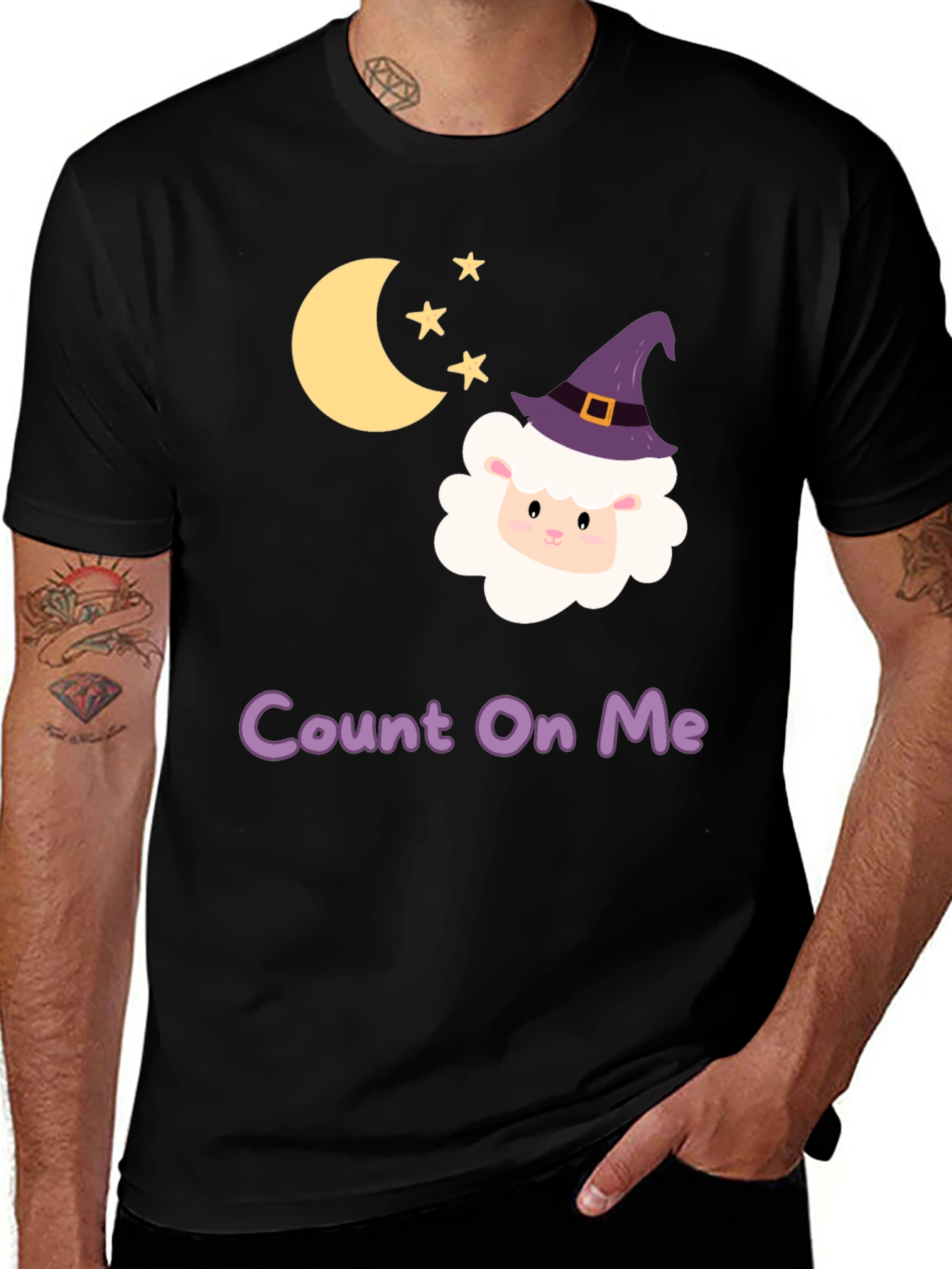Variant 8 of Count On Me Sheep Witch T-Shirt