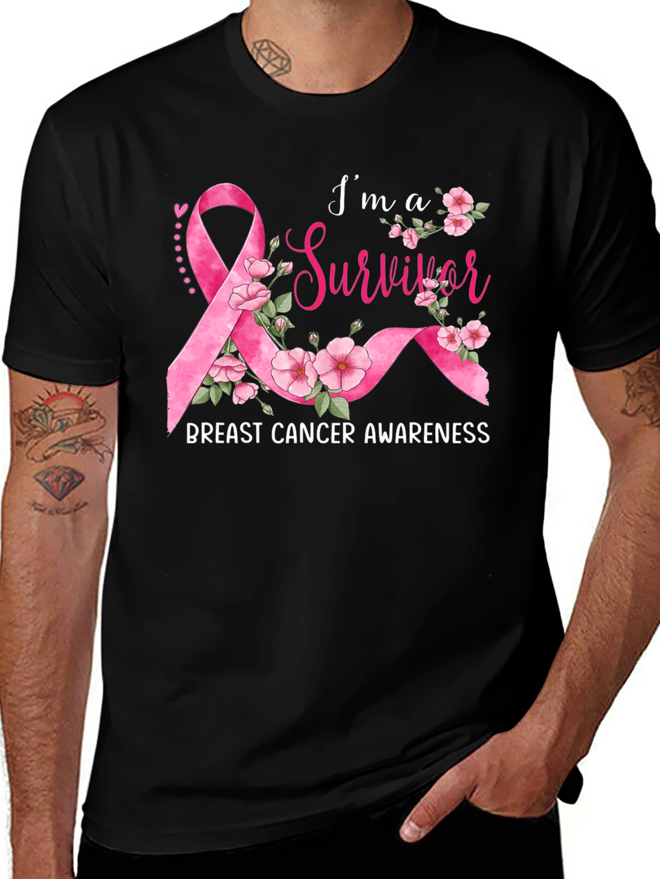 Variant 16 of Breast Cancer Awareness Survivor T-Shirt