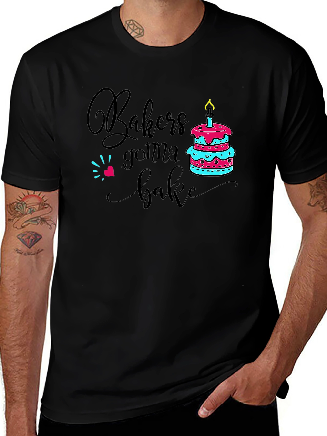 Bakers Gonna Bake T-Shirt: Fun Baking Tee for Dessert Lovers