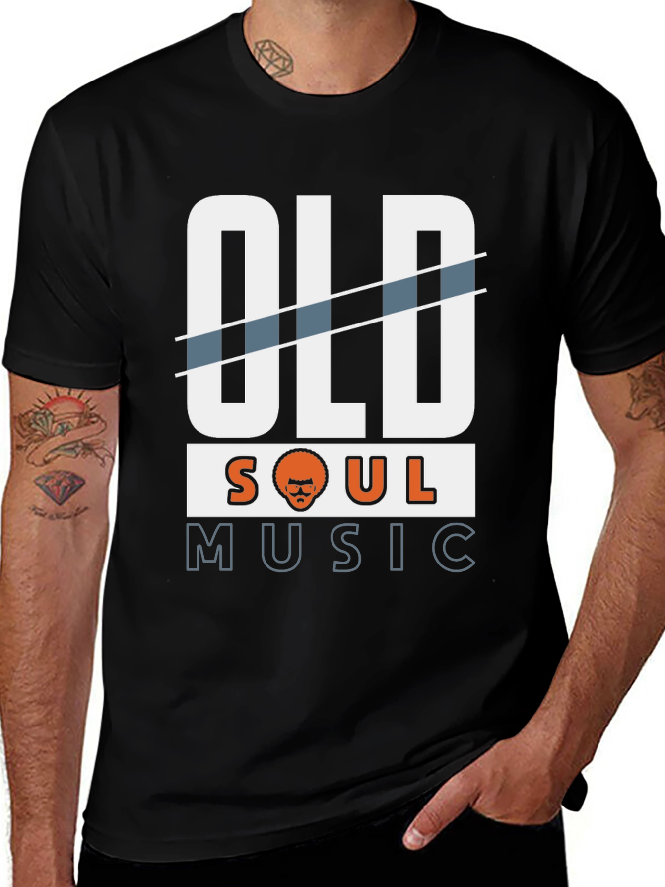 Variant 15 of Old Soul Music Graphic Tee - Classic Style