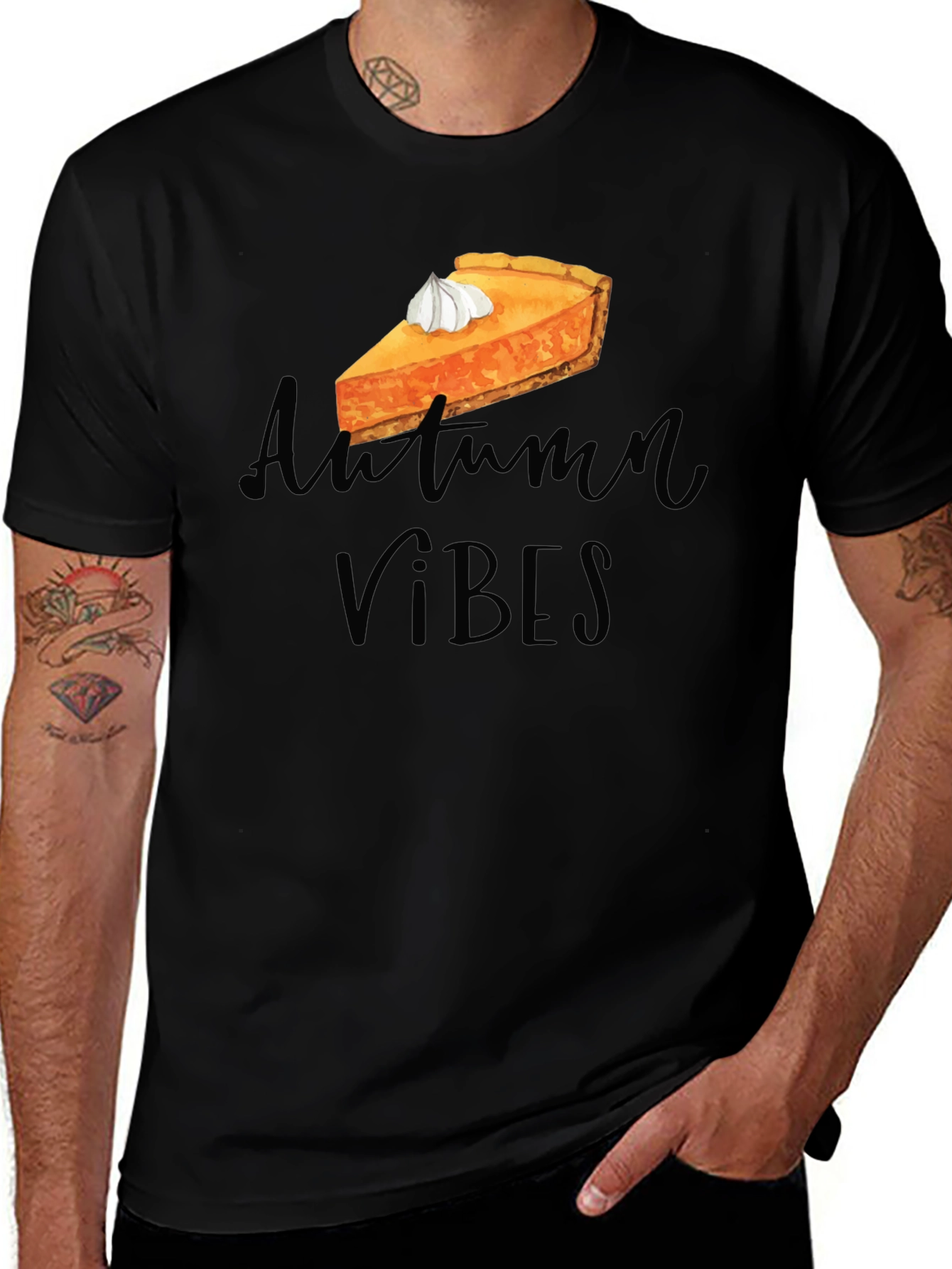 Variant 15 of Autumn Vibes Pumpkin Pie T-Shirt