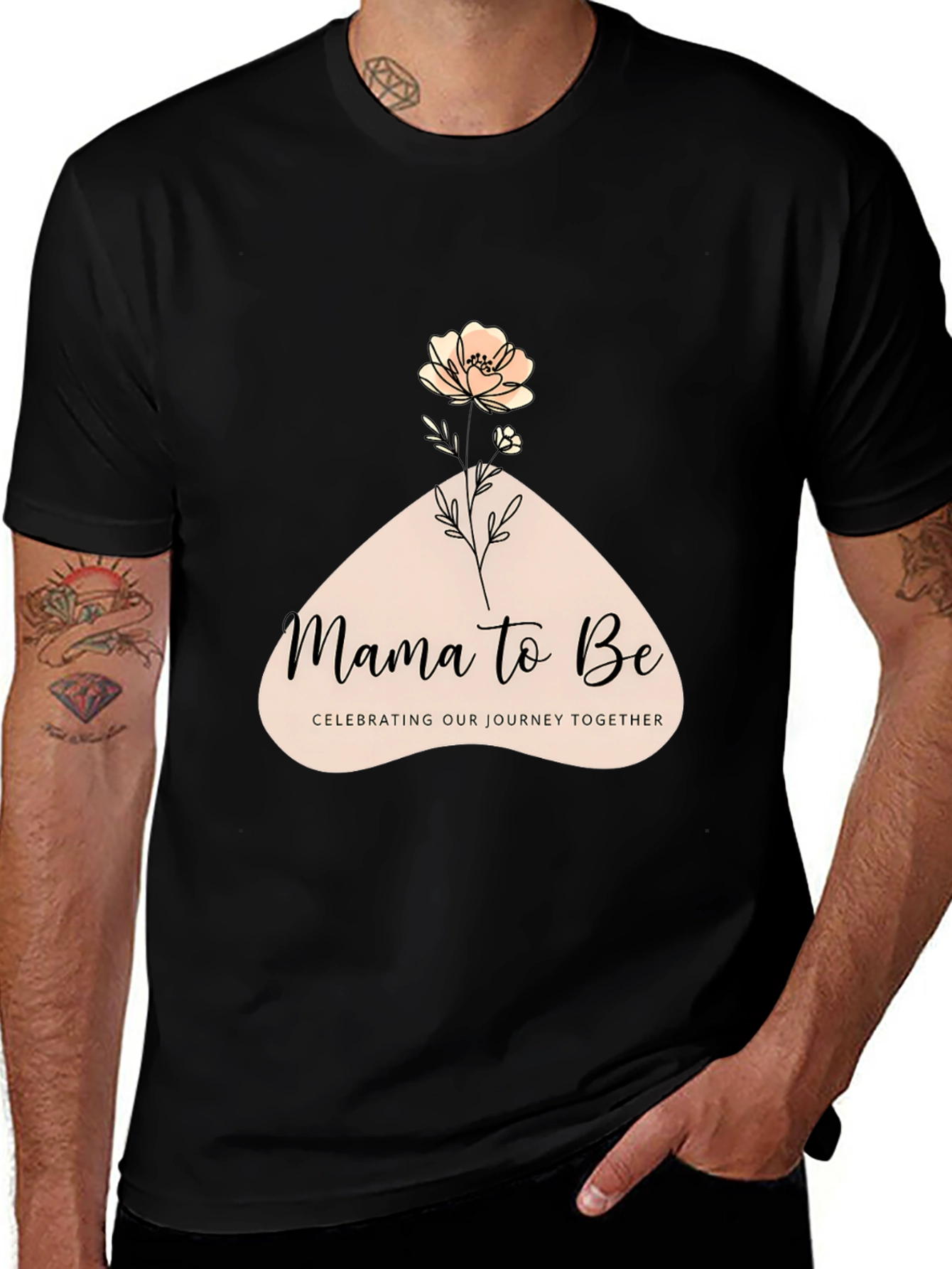 Mama To Be Graphic Tee - Pregnancy Announcement