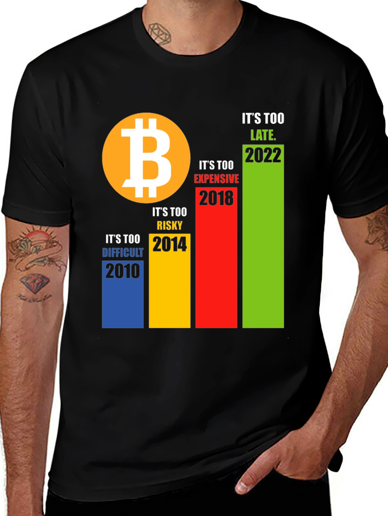 Bitcoin Evolution T-Shirt - BTC Crypto Tee