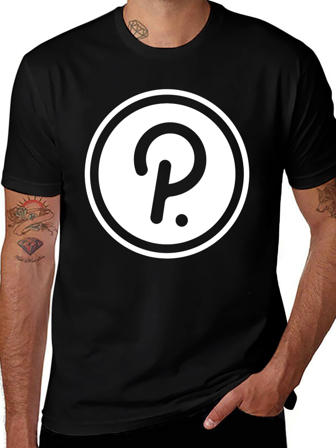 Polkadot Crypto Black T-Shirt | Stylish Blockchain Tee