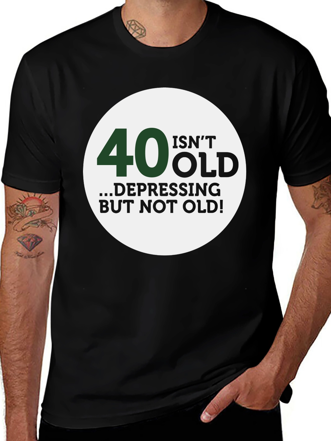 Variant 15 of 40 Isn't Old Men's Graphic T-Shirt