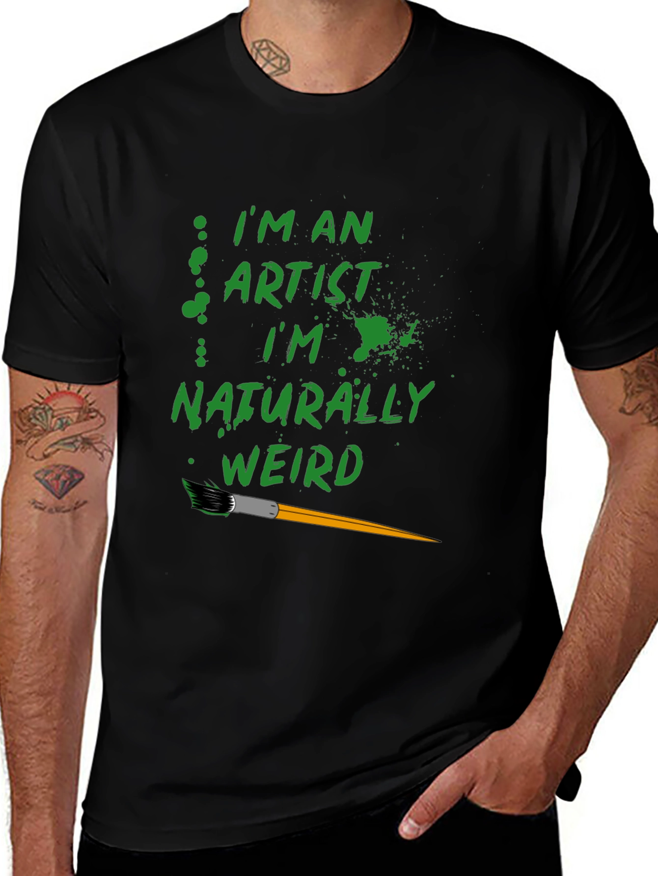 Variant 6 of I'm an Artist Naturally Weird T-Shirt