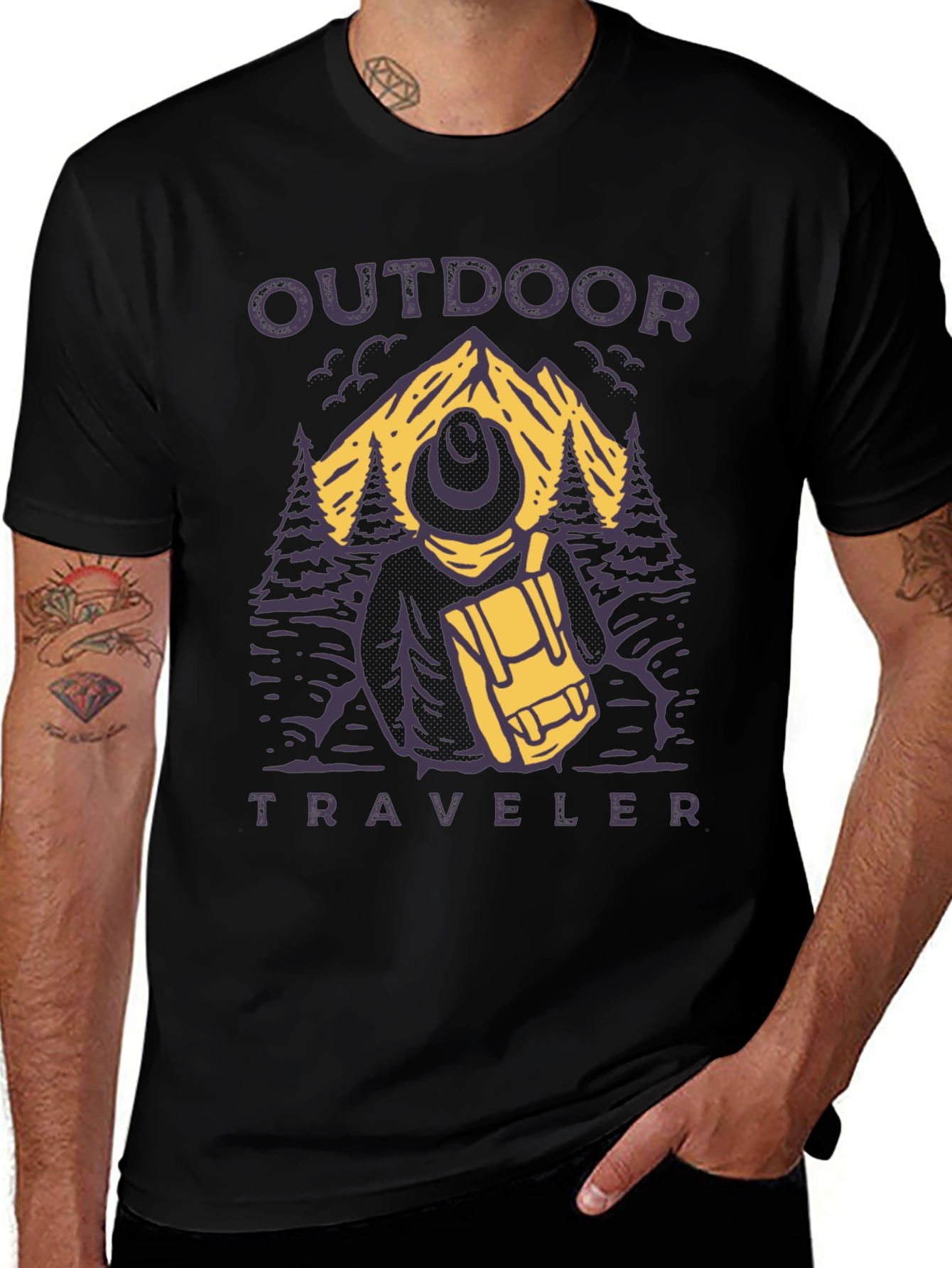 Outdoor Traveler Graphic T-Shirt