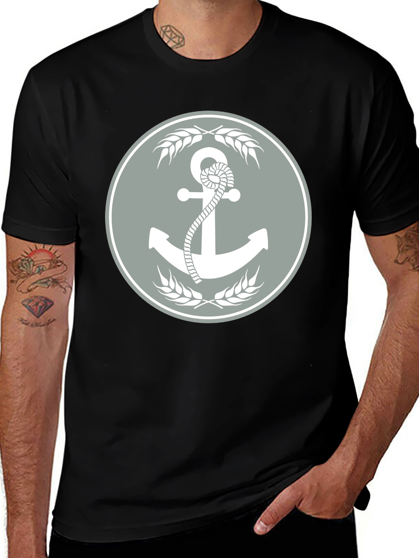 Variant 23 of Anchor & Wheat Graphic Tee
