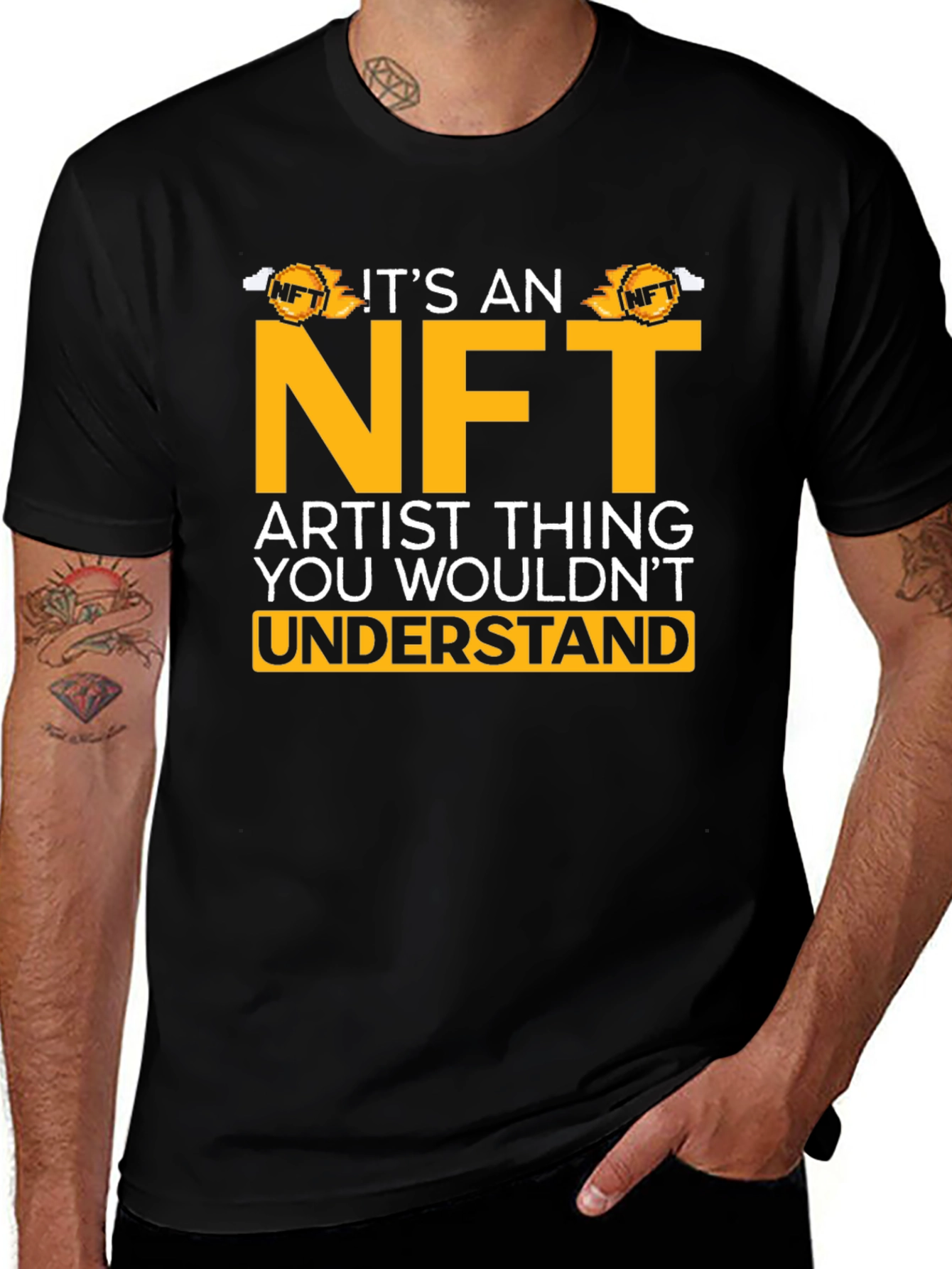 Variant 12 of NFT Artist T-Shirt - Funny Crypto Art Tee
