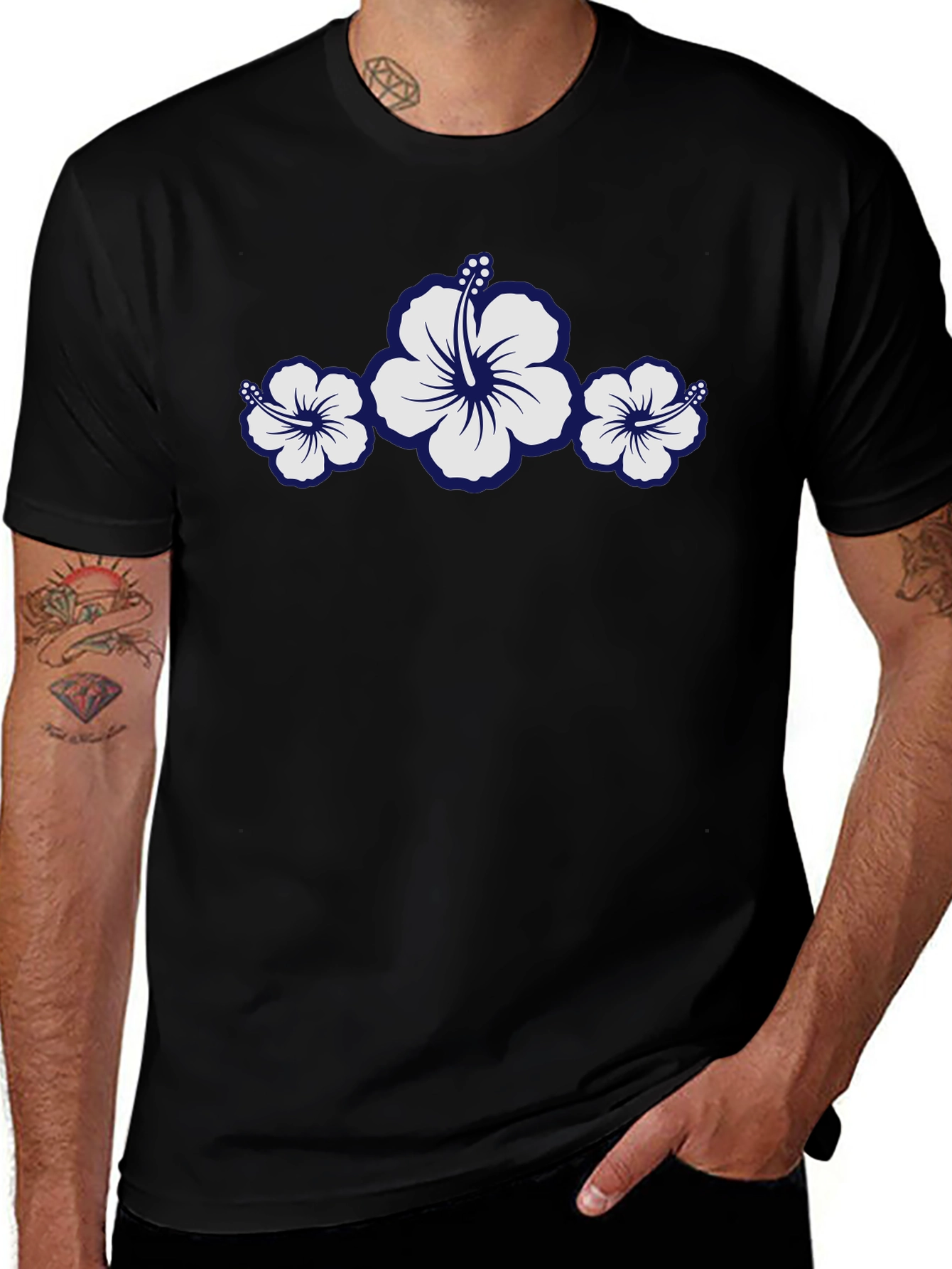 Variant 27 of Floral Graphic Print T-Shirt