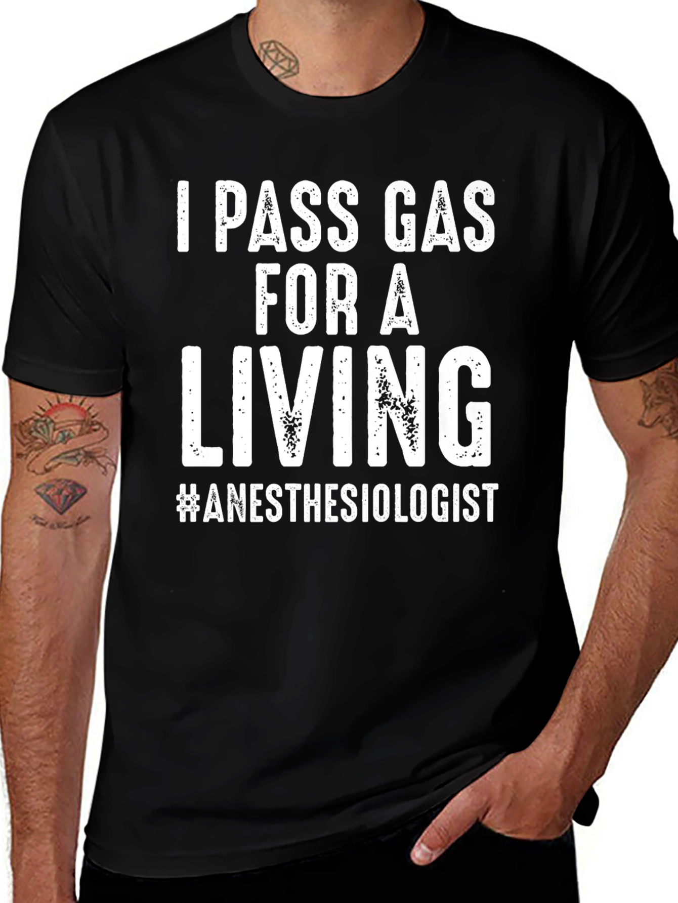 Variant 12 of I Pass Gas For A Living T-Shirt - Funny Anesthesiologist Tee