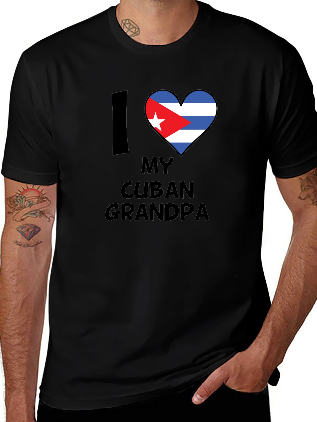 I Love My Cuban Grandpa T-Shirt