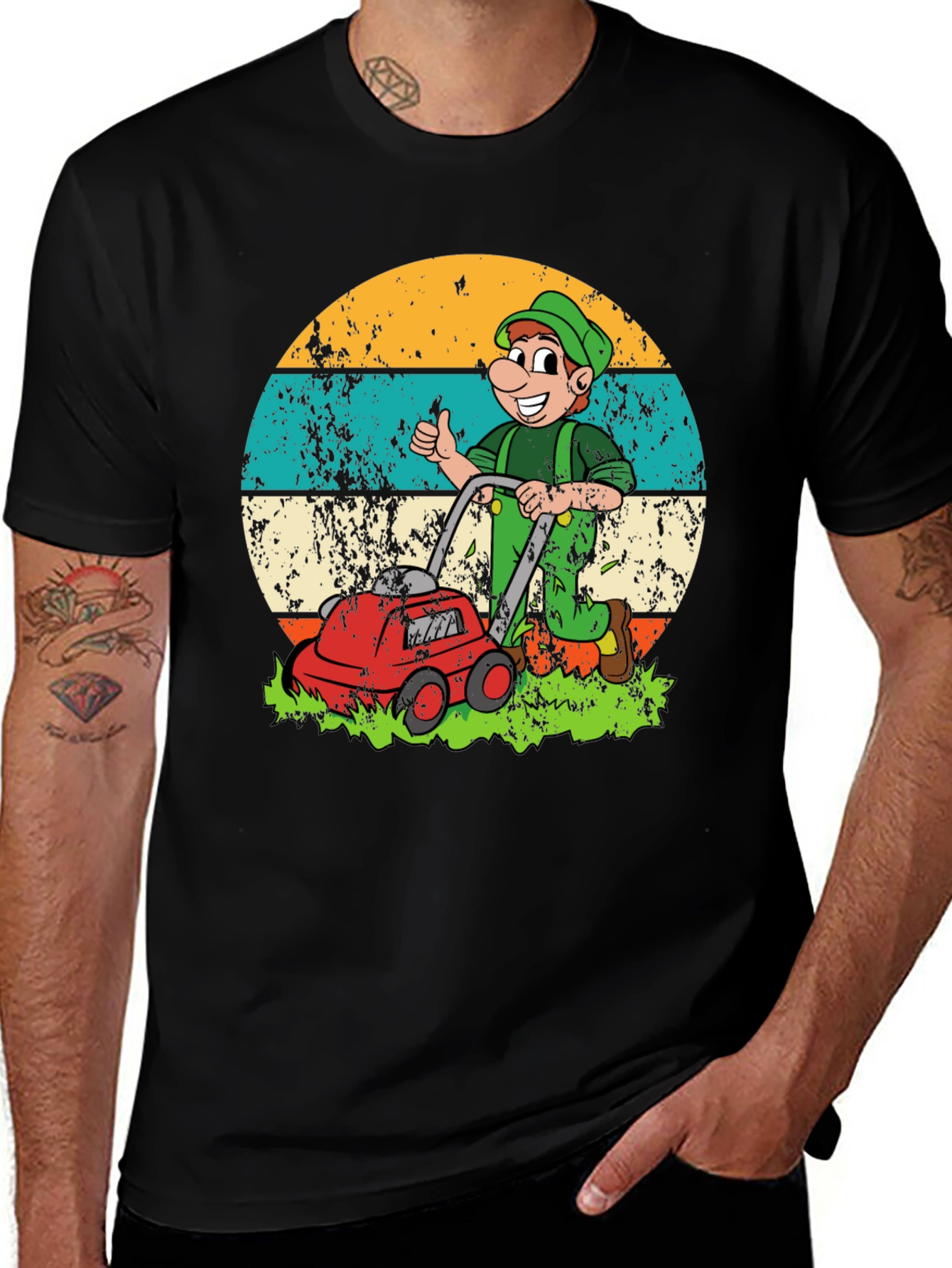 Variant 27 of Retro Cartoon Gardener T-Shirt