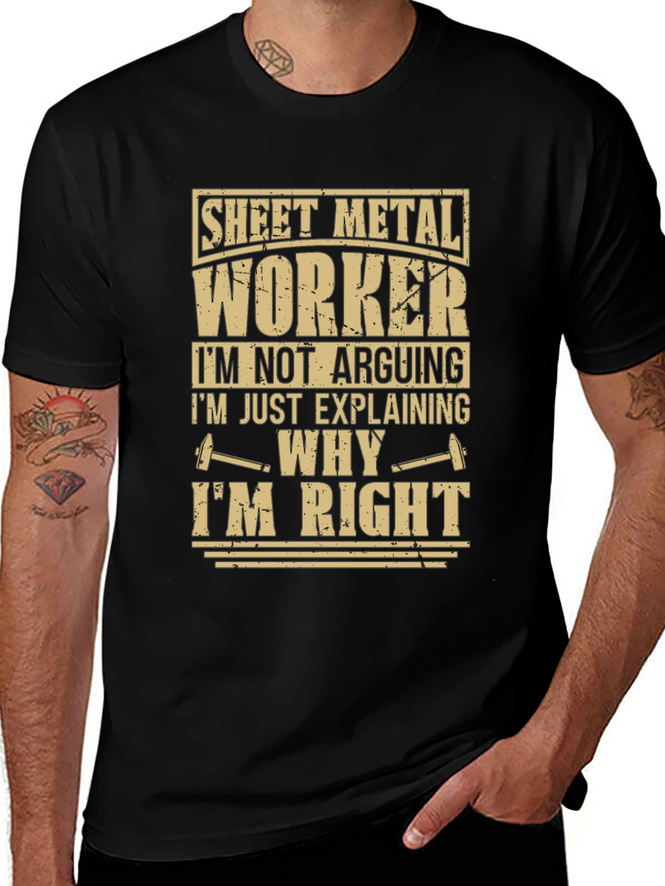 Variant 9 of Sheet Metal Worker Funny T-Shirt