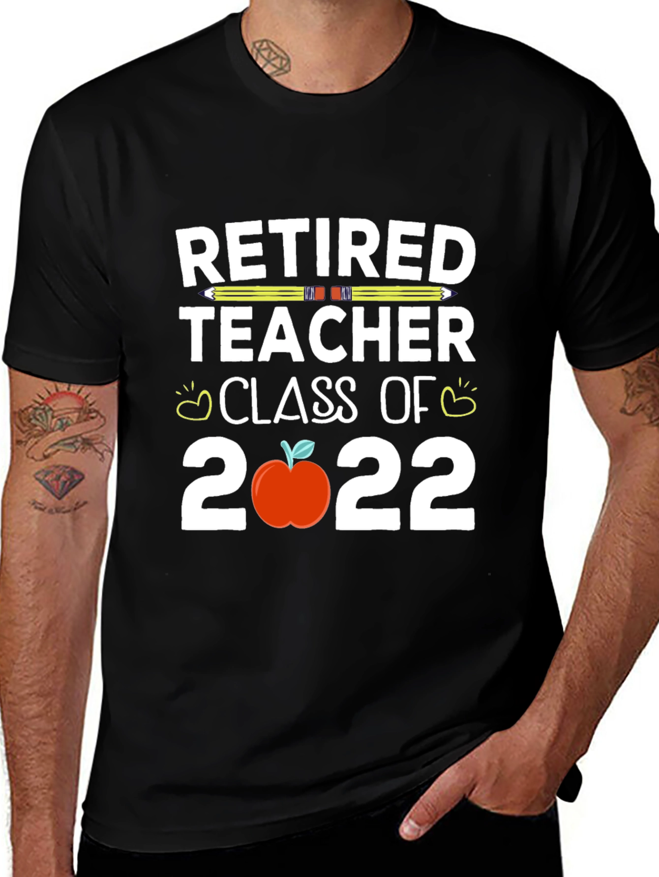 Variant 24 of Retired Teacher Class of 2022 T-Shirt