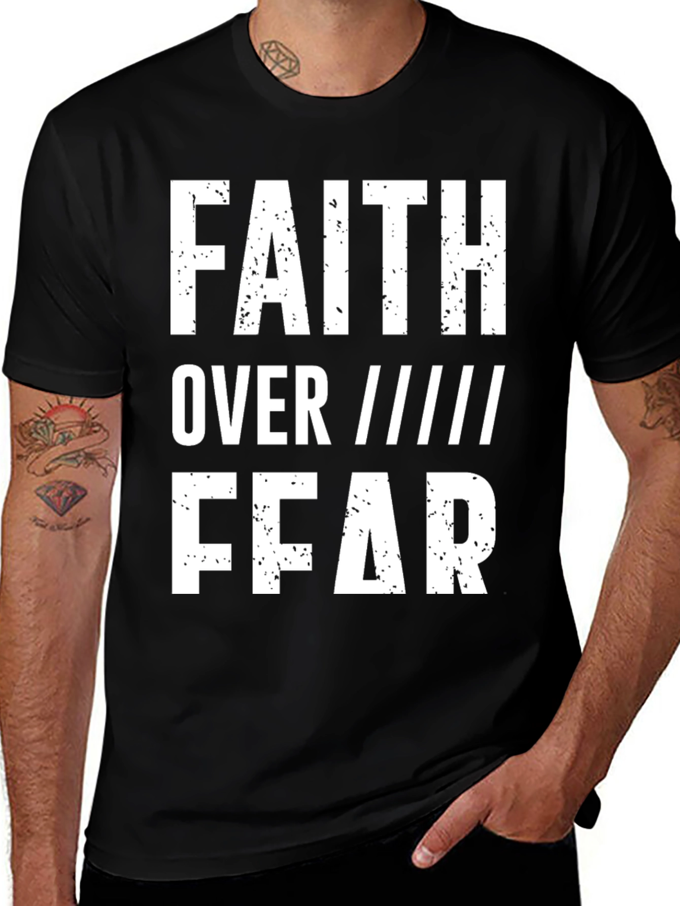 Variant 10 of Faith Over Fear Graphic T-Shirt