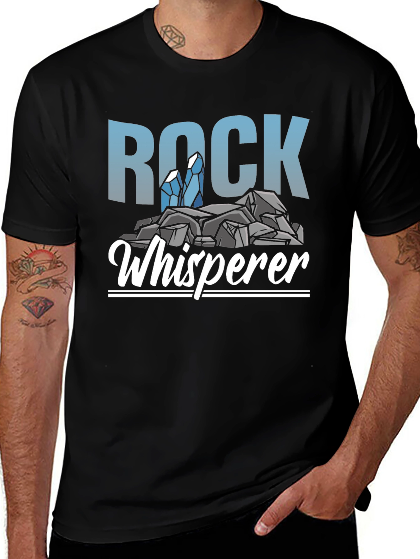 Variant 21 of Rock Whisperer Graphic Tee - Mineral Collector T-Shirt