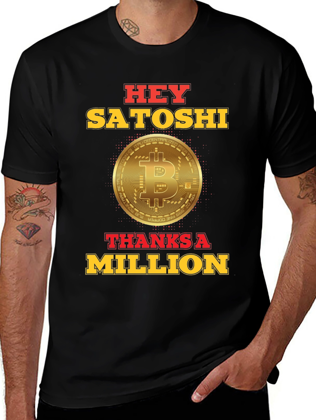 Hey Satoshi Bitcoin T-Shirt