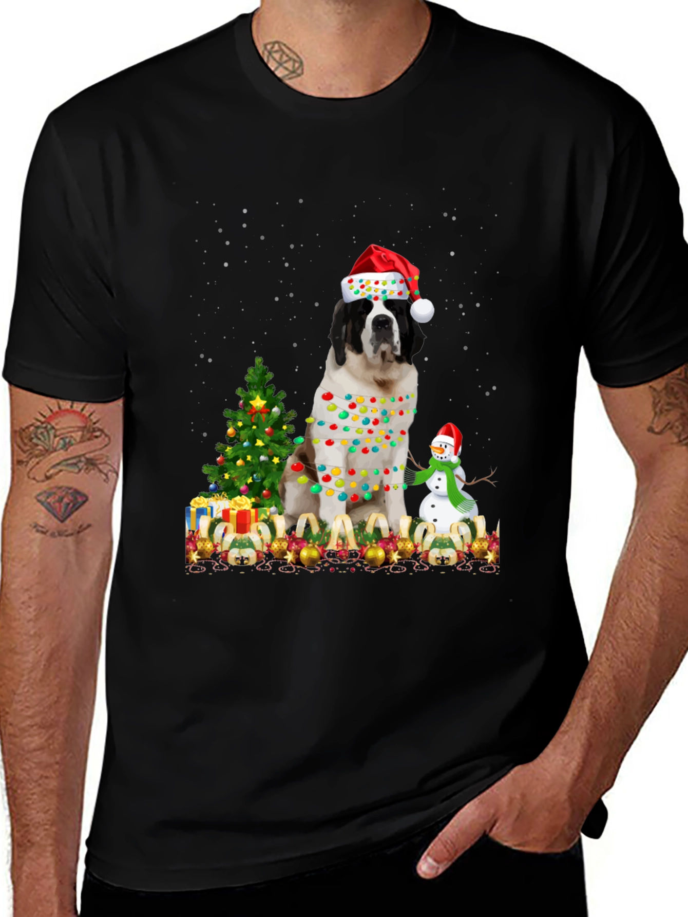 Christmas Dog T-Shirt - Holiday Apparel