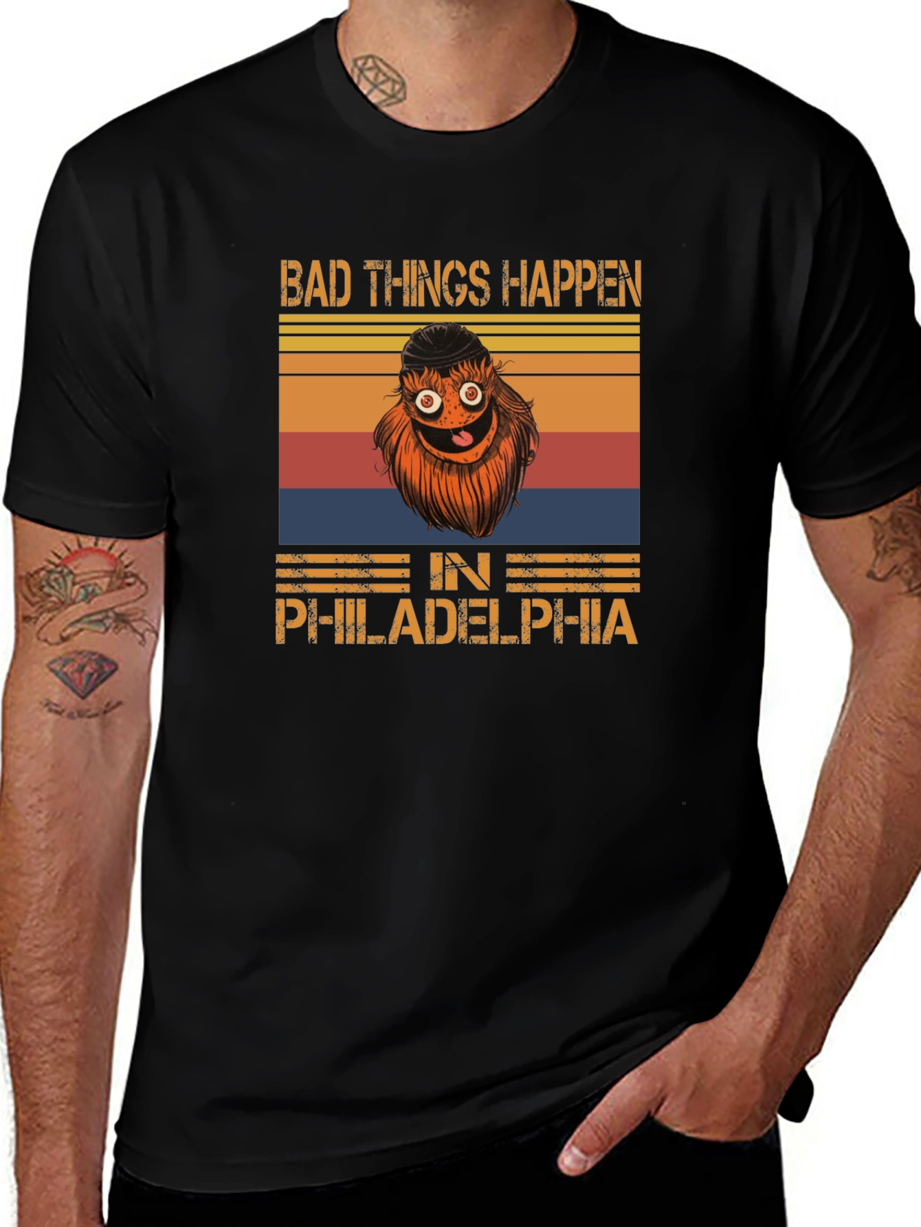Bad Things Happen in Philadelphia Gritty T-Shirt